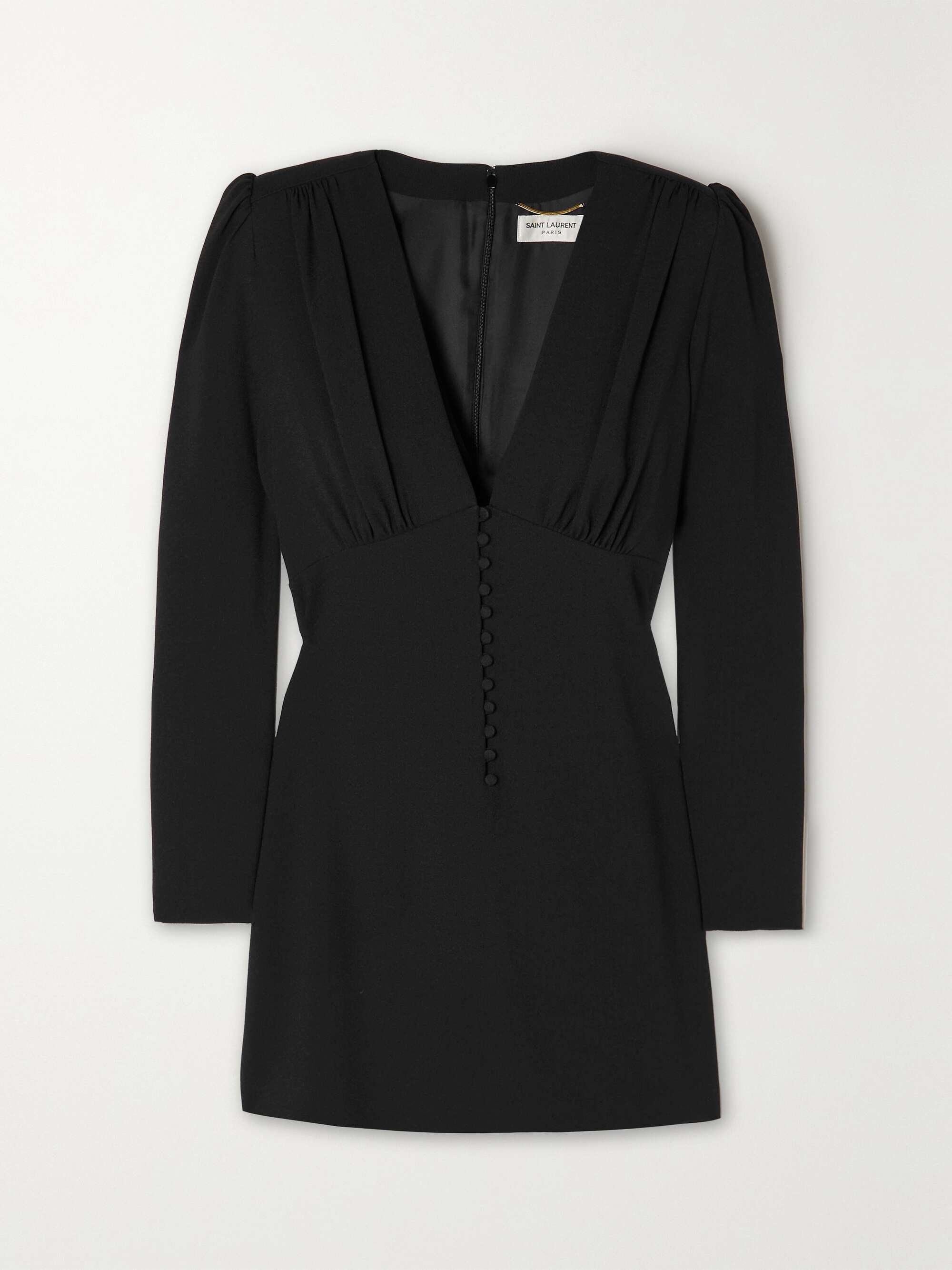 SAINT LAURENT Crepe mini dress | NET-A-PORTER