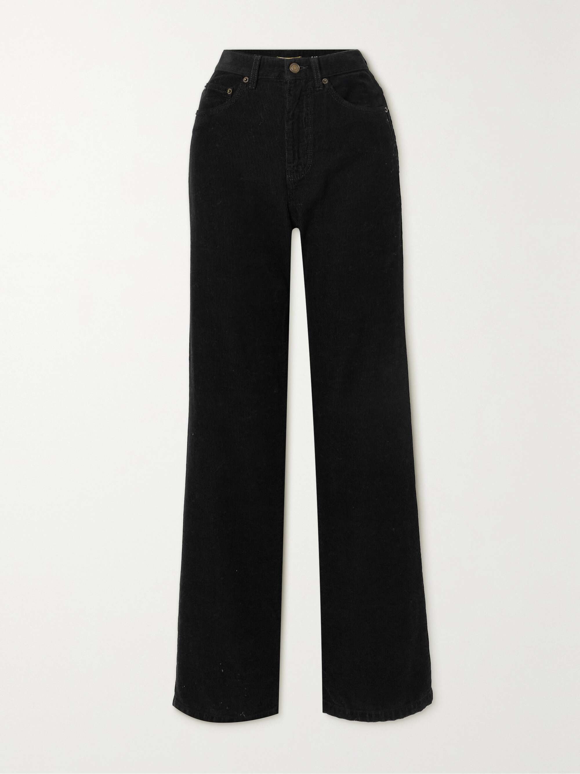 SAINT LAURENT Cotton-corduroy straight-leg pants | NET-A-PORTER