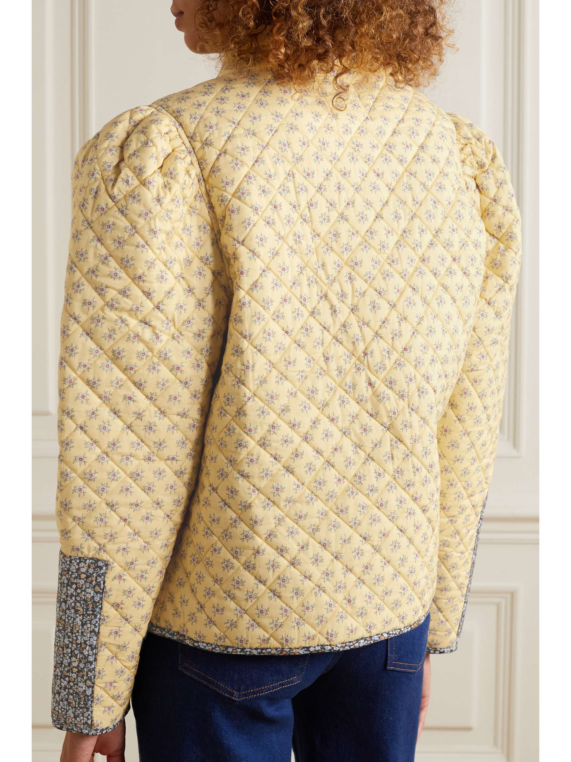人気 jacquard jacket eaphi eaphi leaf leaf quilting jacquard 