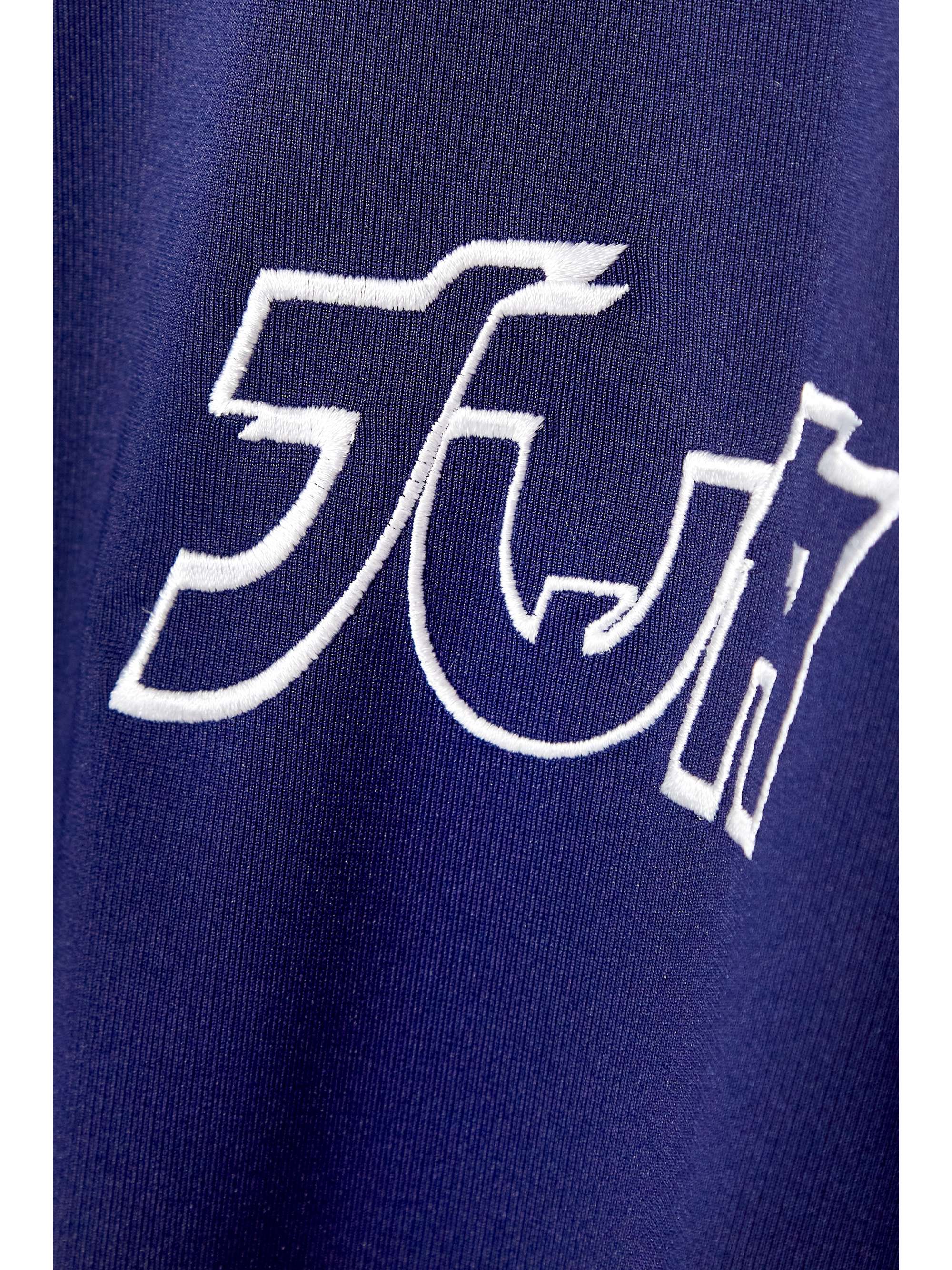 JW ANDERSON + Run Hany embroidered stretch-jersey half-zip track jacket