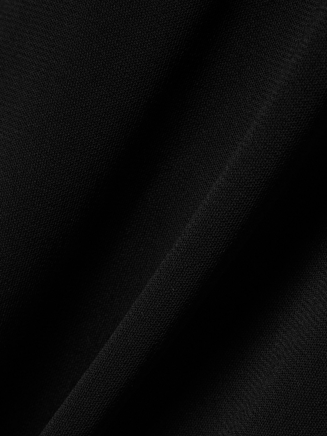 Maximilian Davis Donna Draped Stretch-jersey Maxi Skirt In Black