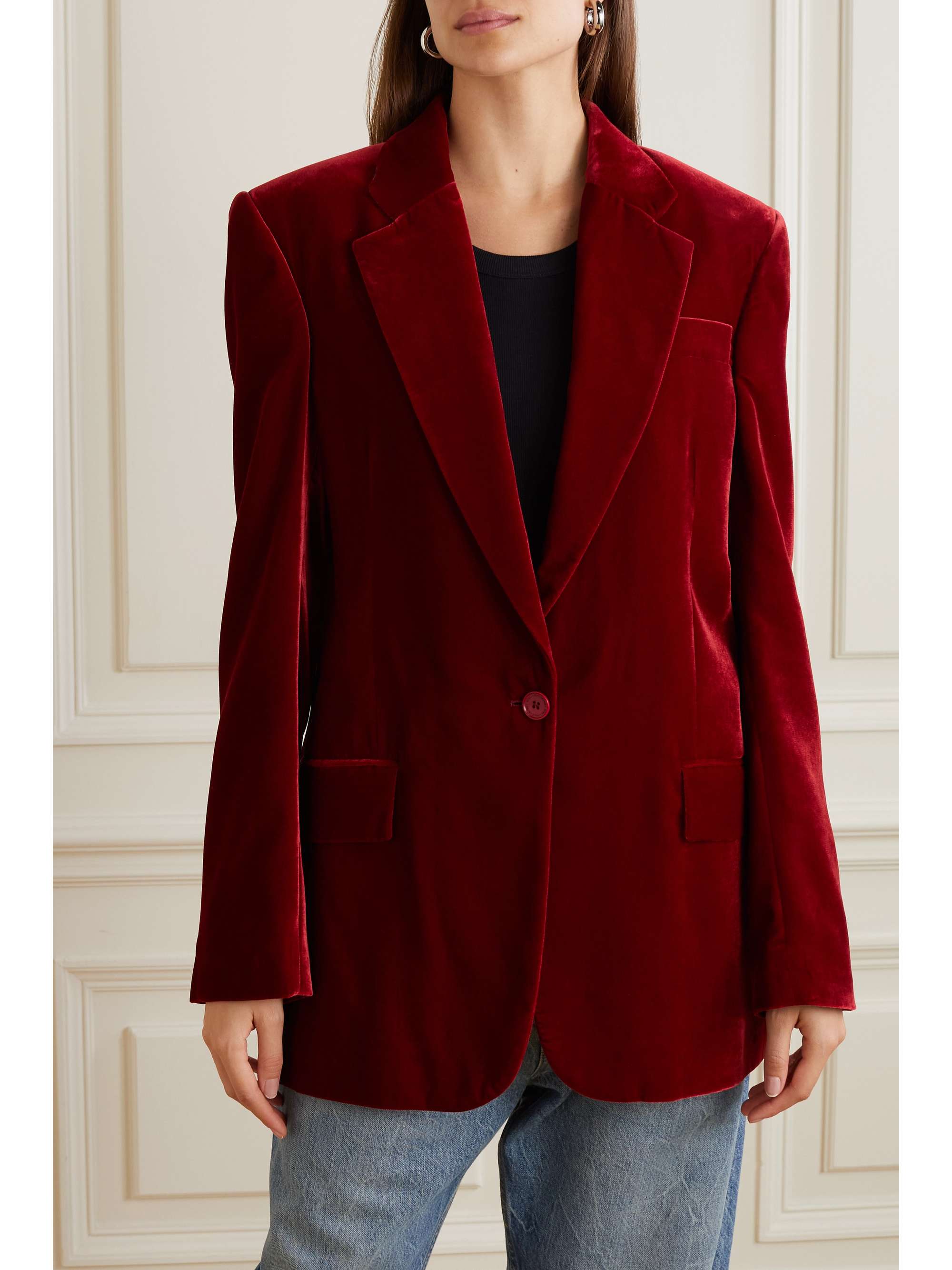 STELLA MCCARTNEY Velvet blazer