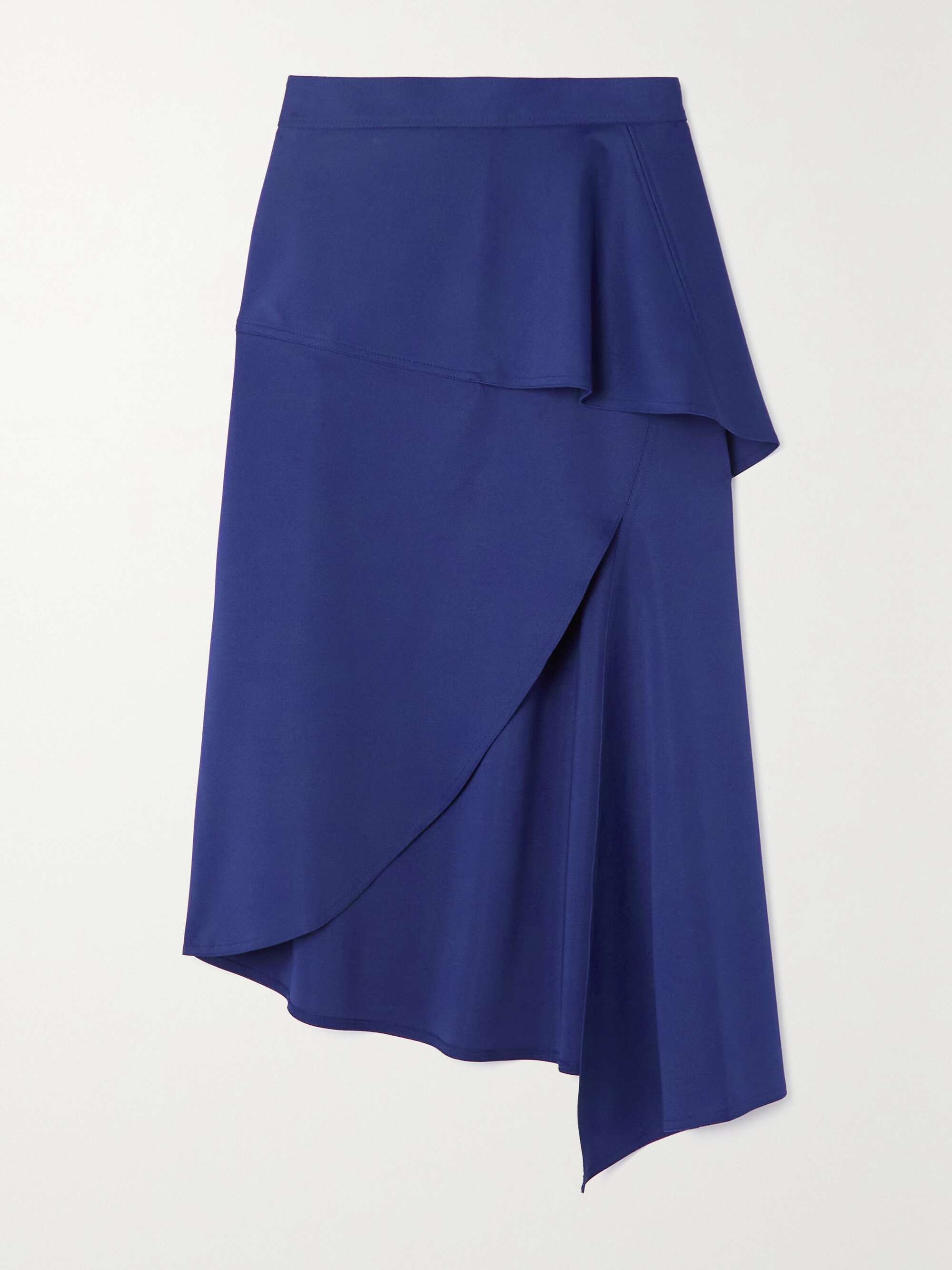 JW ANDERSON Layered asymmetric stretch jersey skirt NET A PORTER