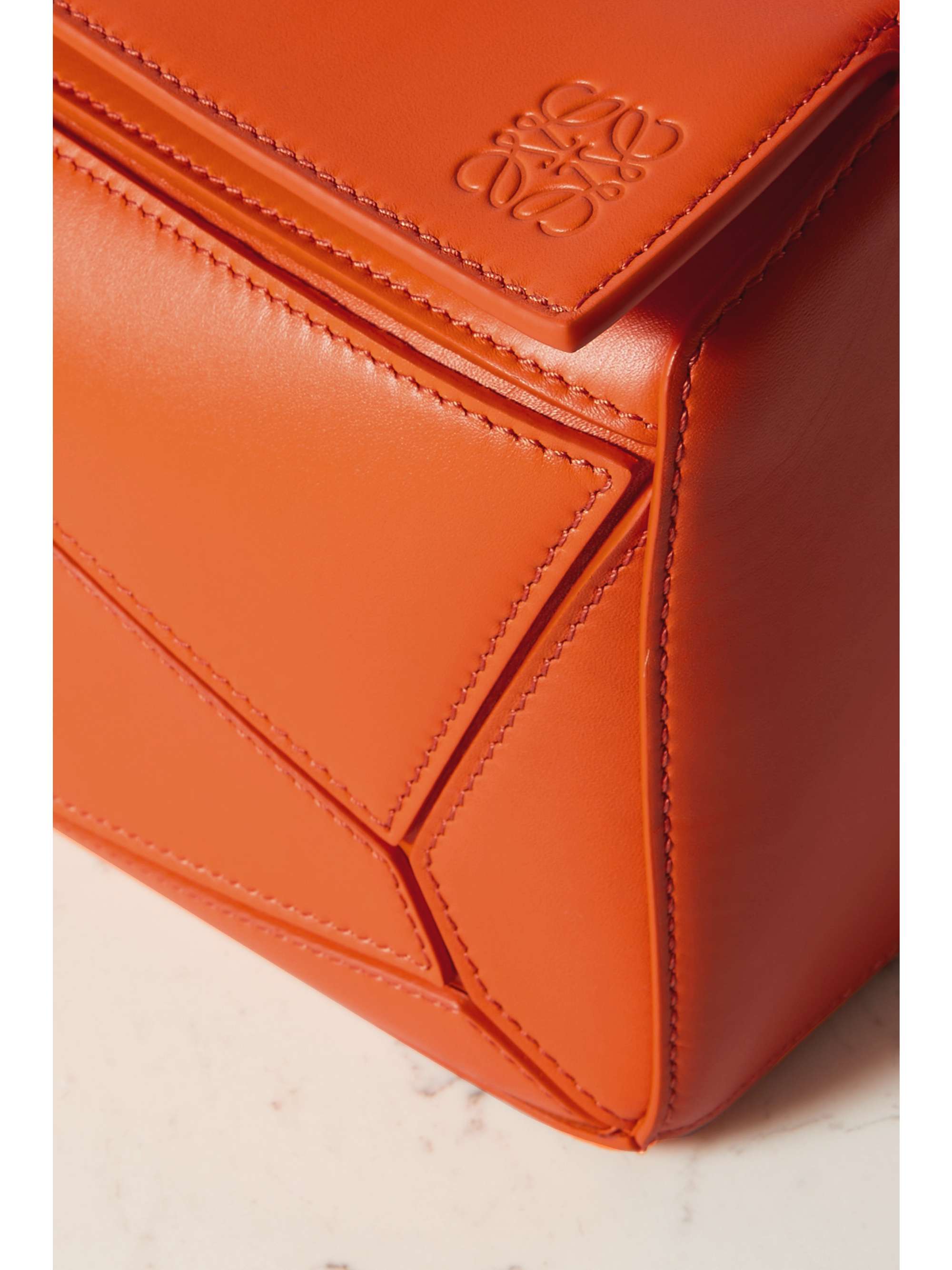Puzzle small leather shoulder bag