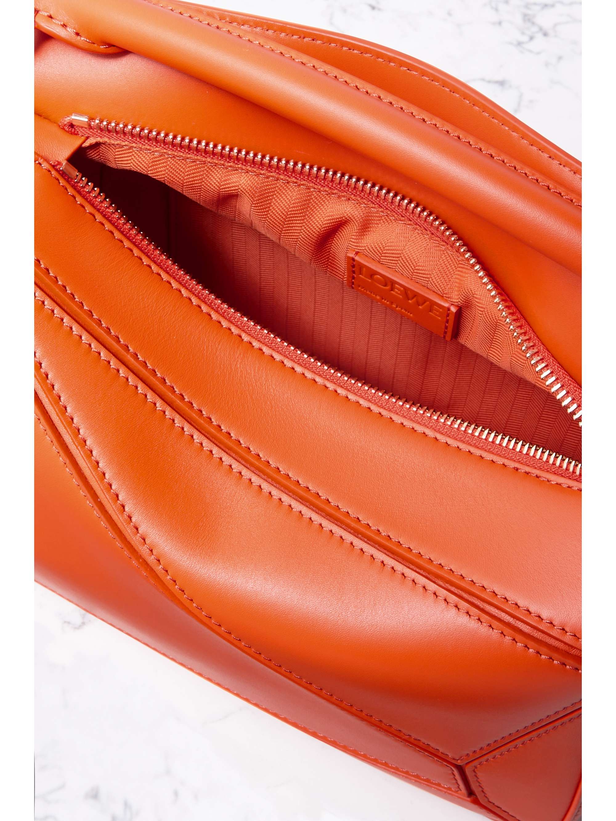 Puzzle small leather shoulder bag