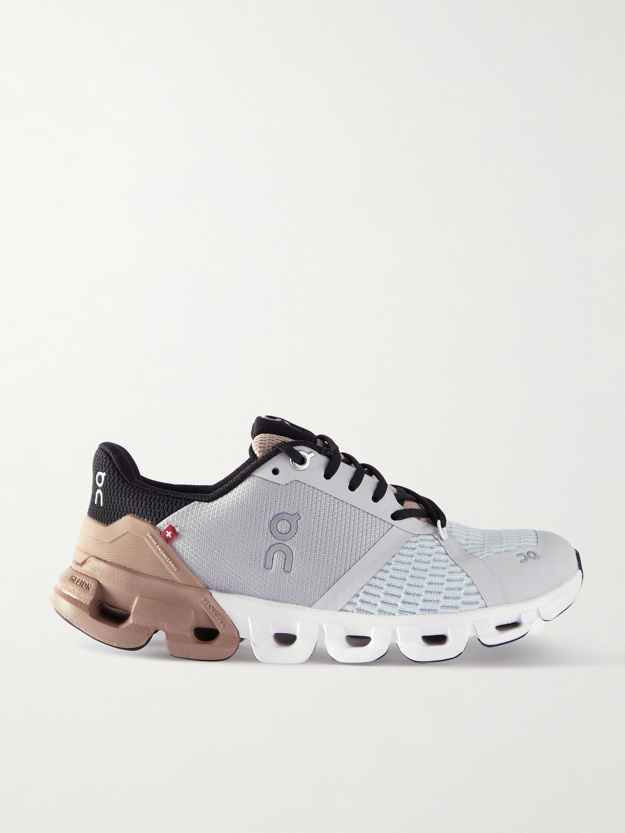 ON - Cloudflyer Color-block Mesh Sneakers - Gray