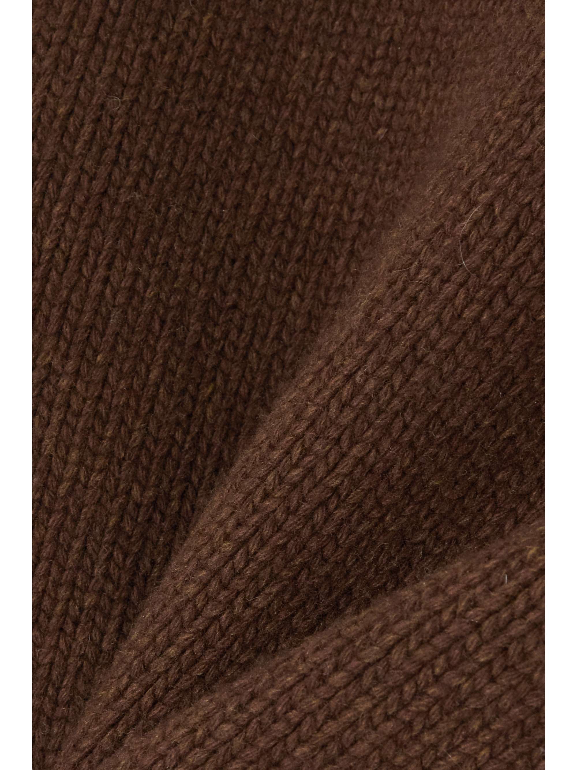 LVIR Cropped wool-blend turtleneck sweater