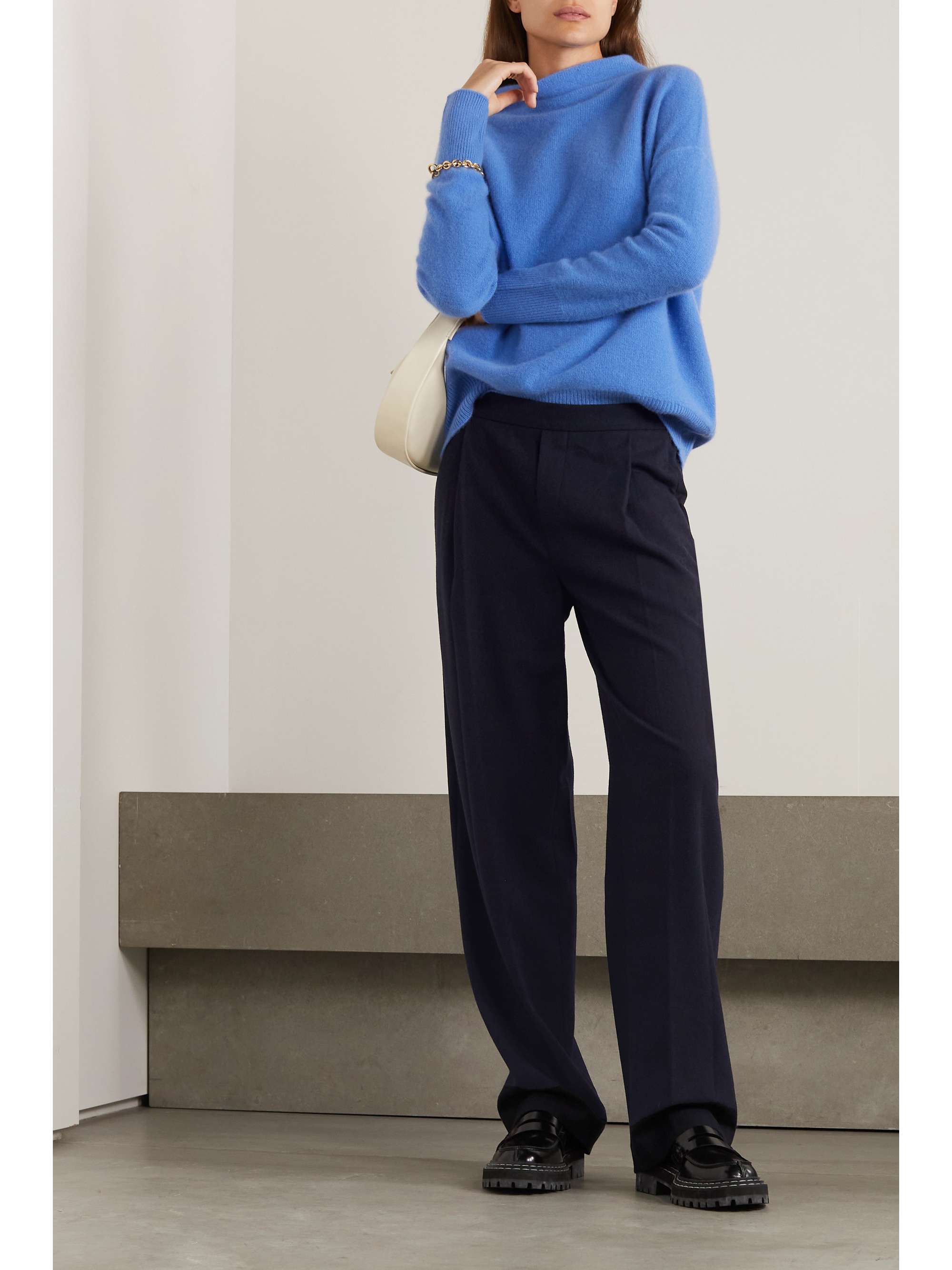 VINCE Flannel pants NETAPORTER