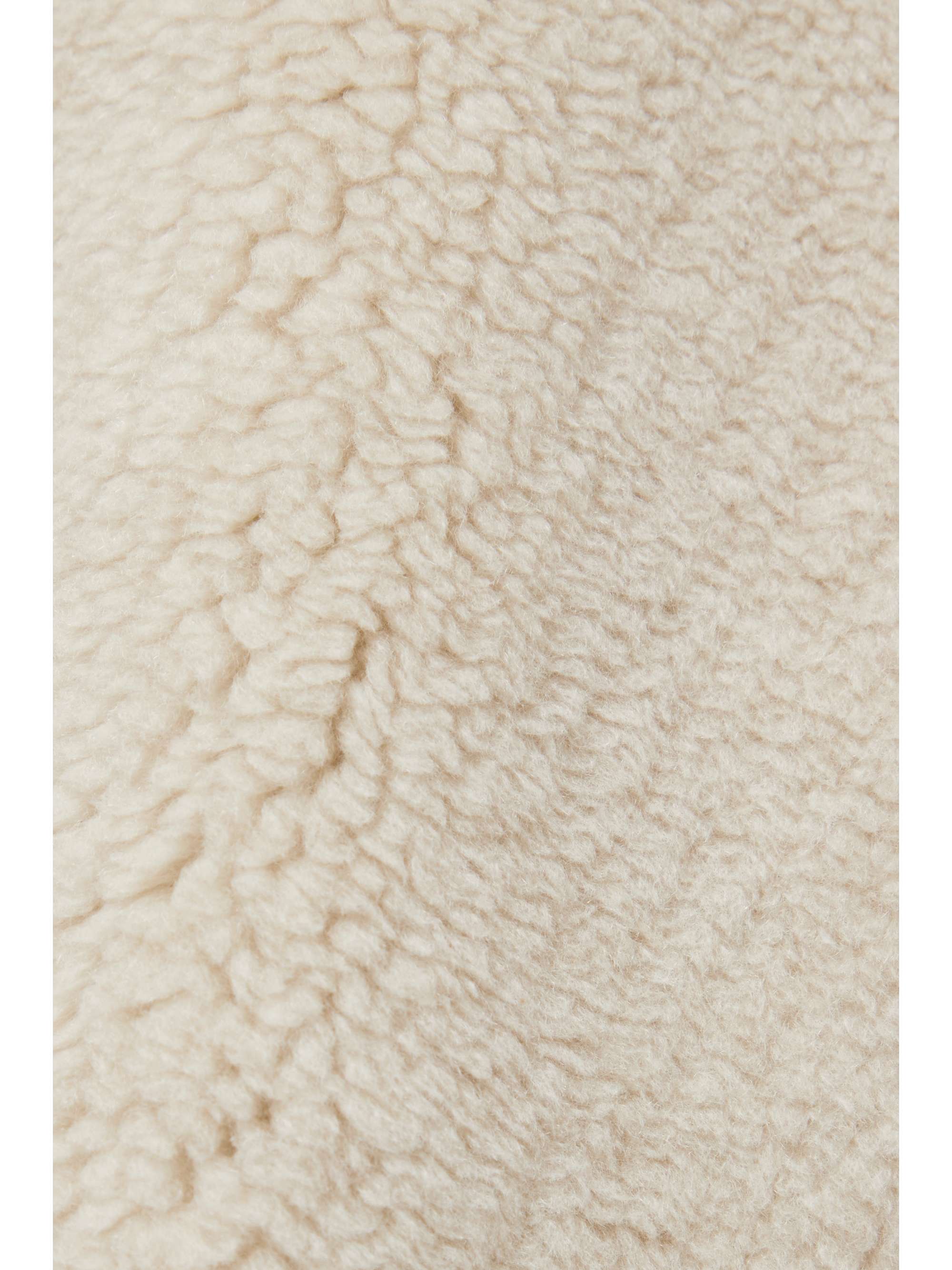 LORO PIANA Carley reversible cashmere and silk-blend fleece and twill jacket