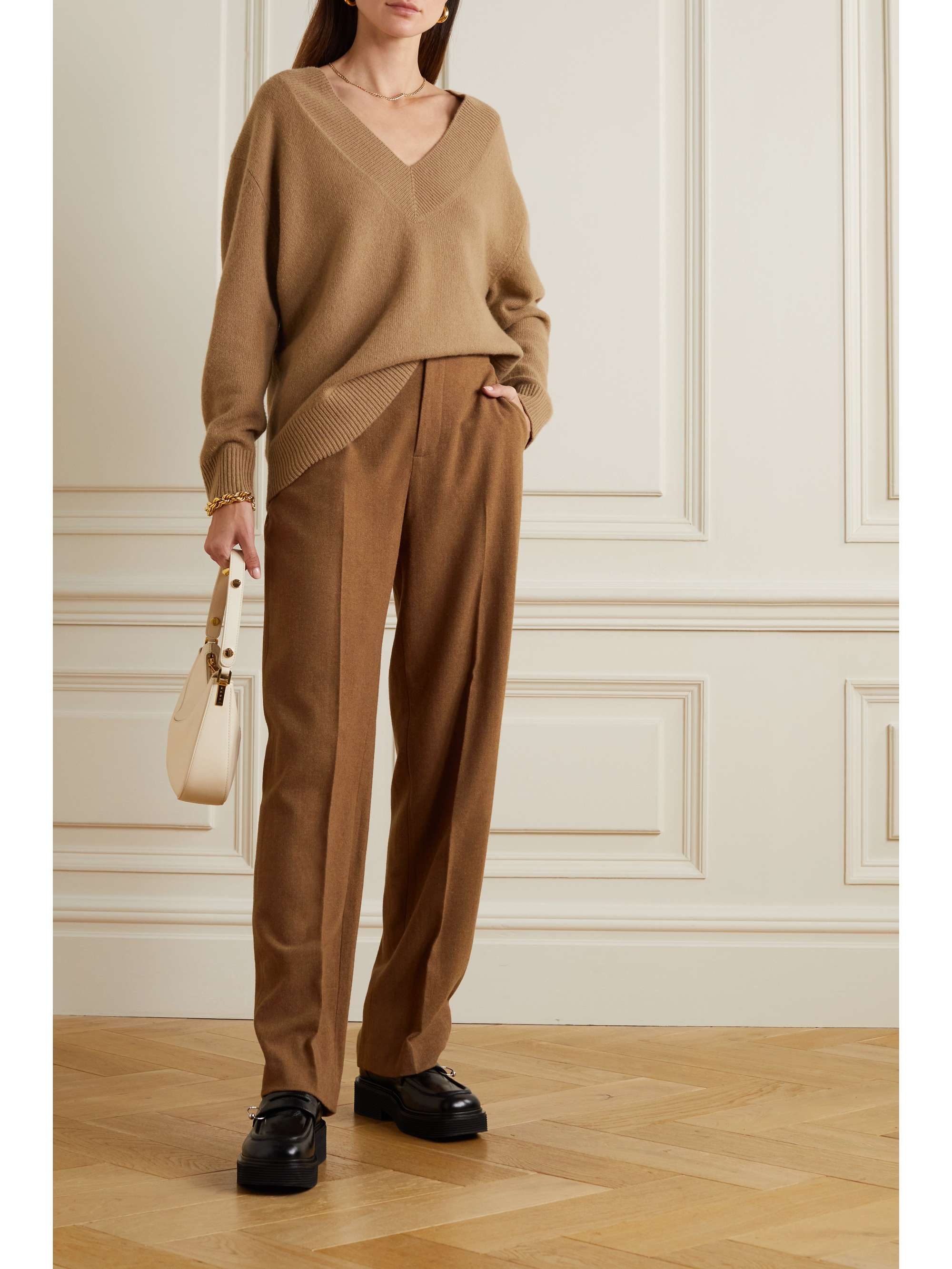 VINCE Flannel straight-leg pants | NET-A-PORTER