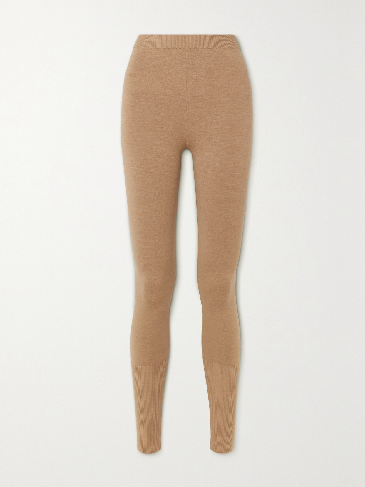 Loro Piana - Wool-blend Leggings - Brown