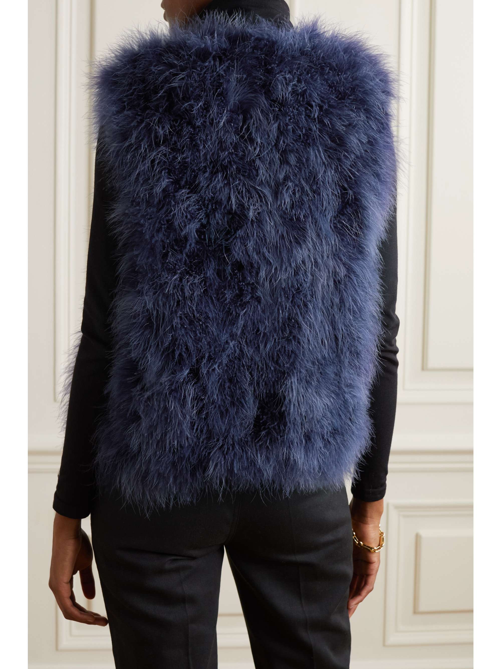 YVES SALOMON Feather gilet