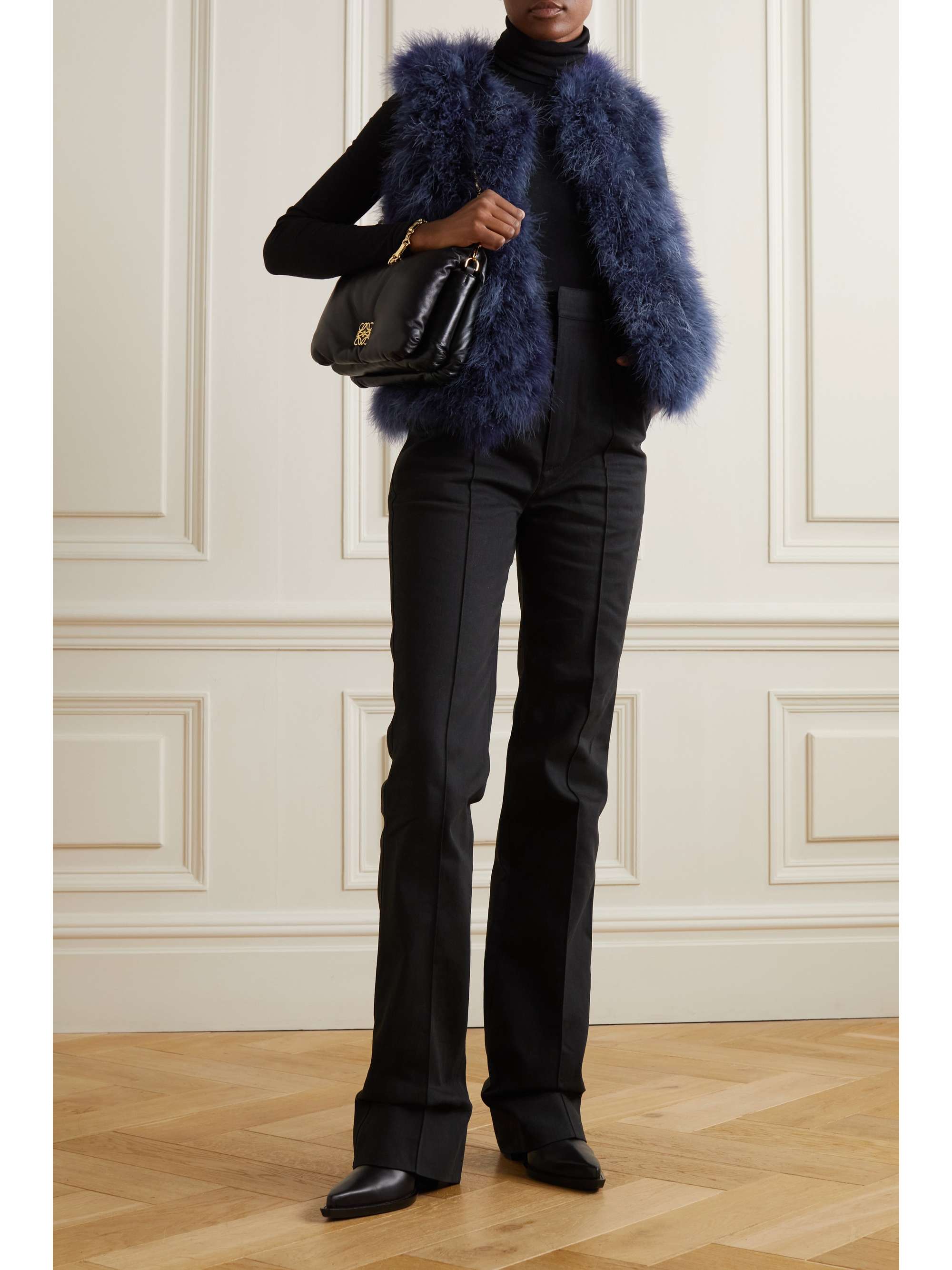 YVES SALOMON Feather gilet