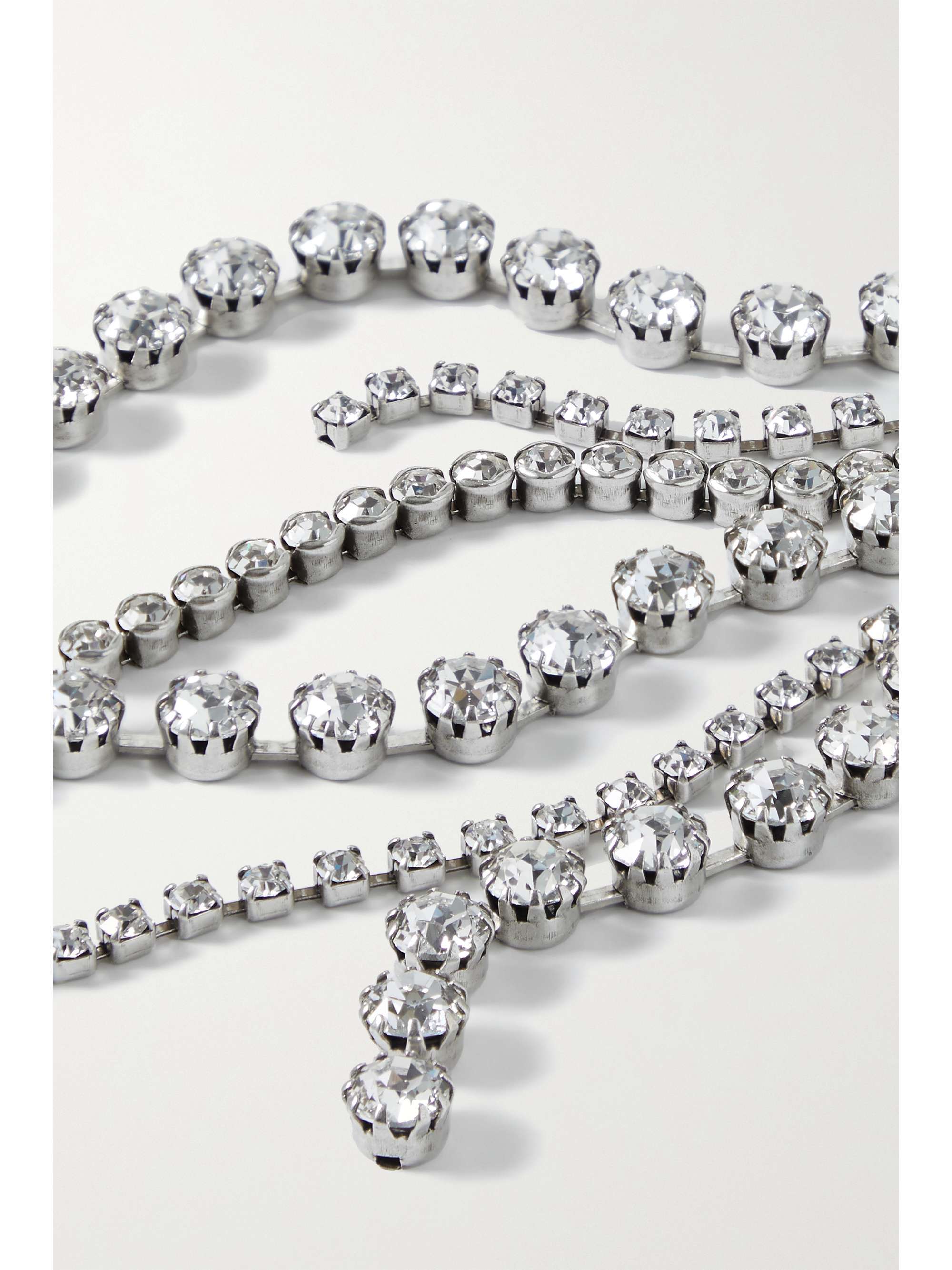 ISABEL MARANT Midnight Dancin silver-tone crystal earrings
