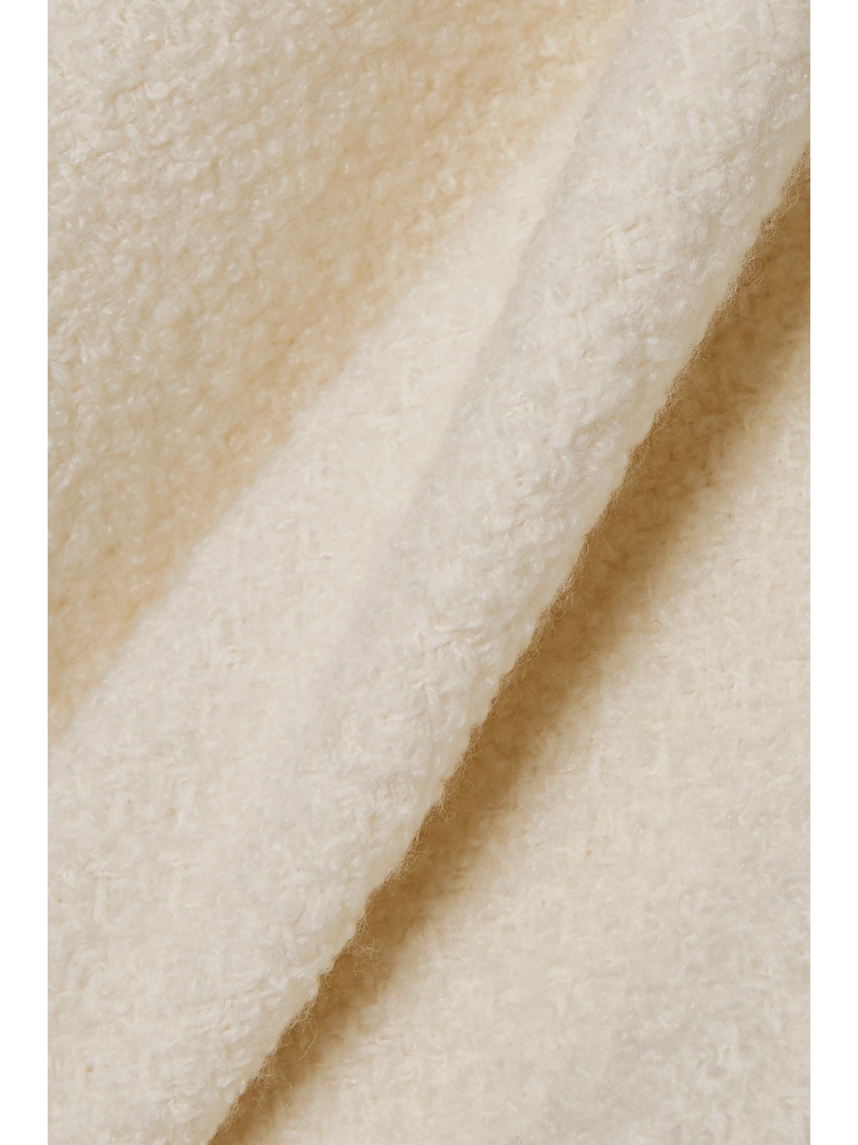 Shop Loro Piana Britney Cashmere And Silk-blend Turtleneck Poncho In White