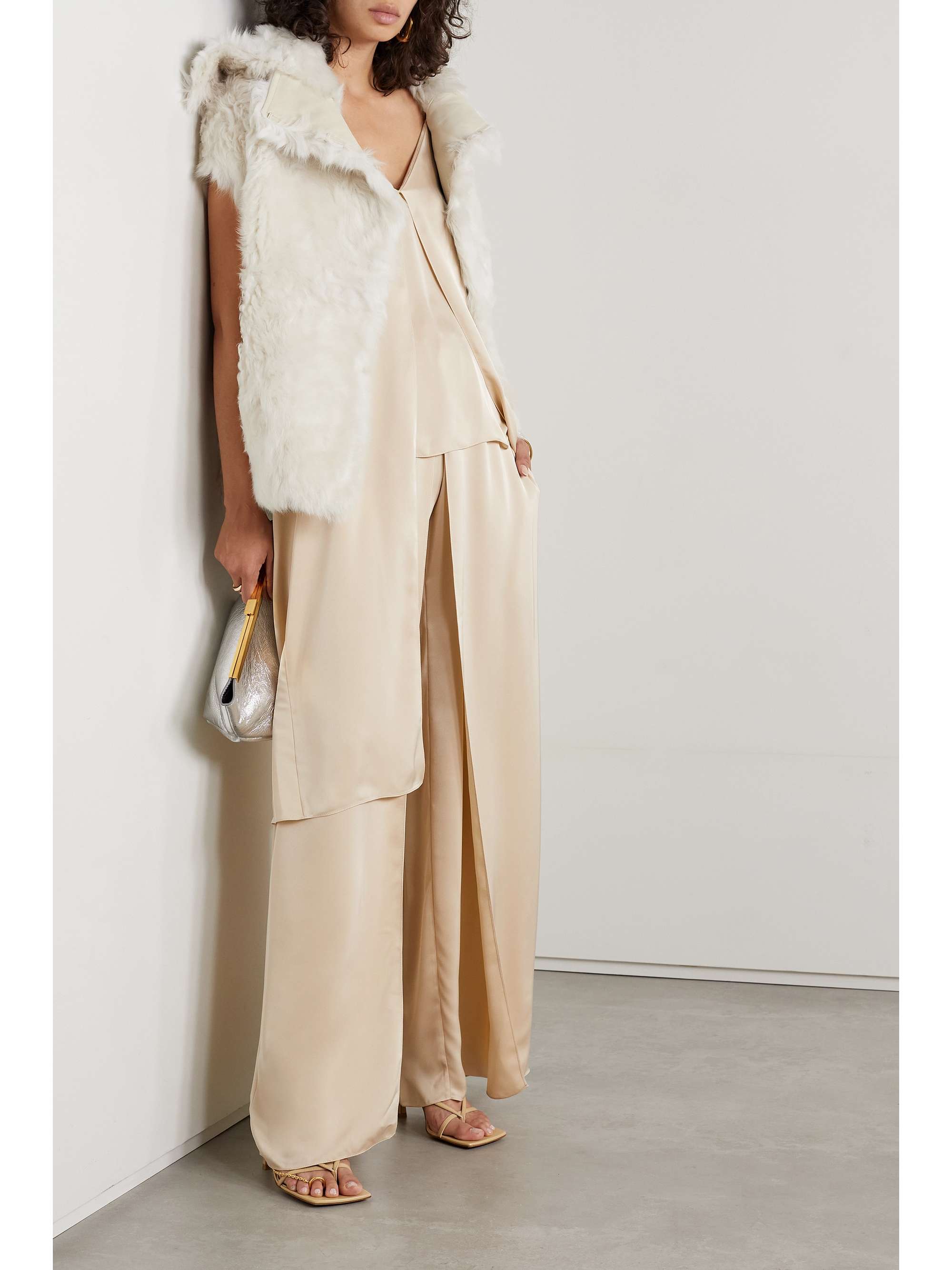 YVES SALOMON Shearling vest