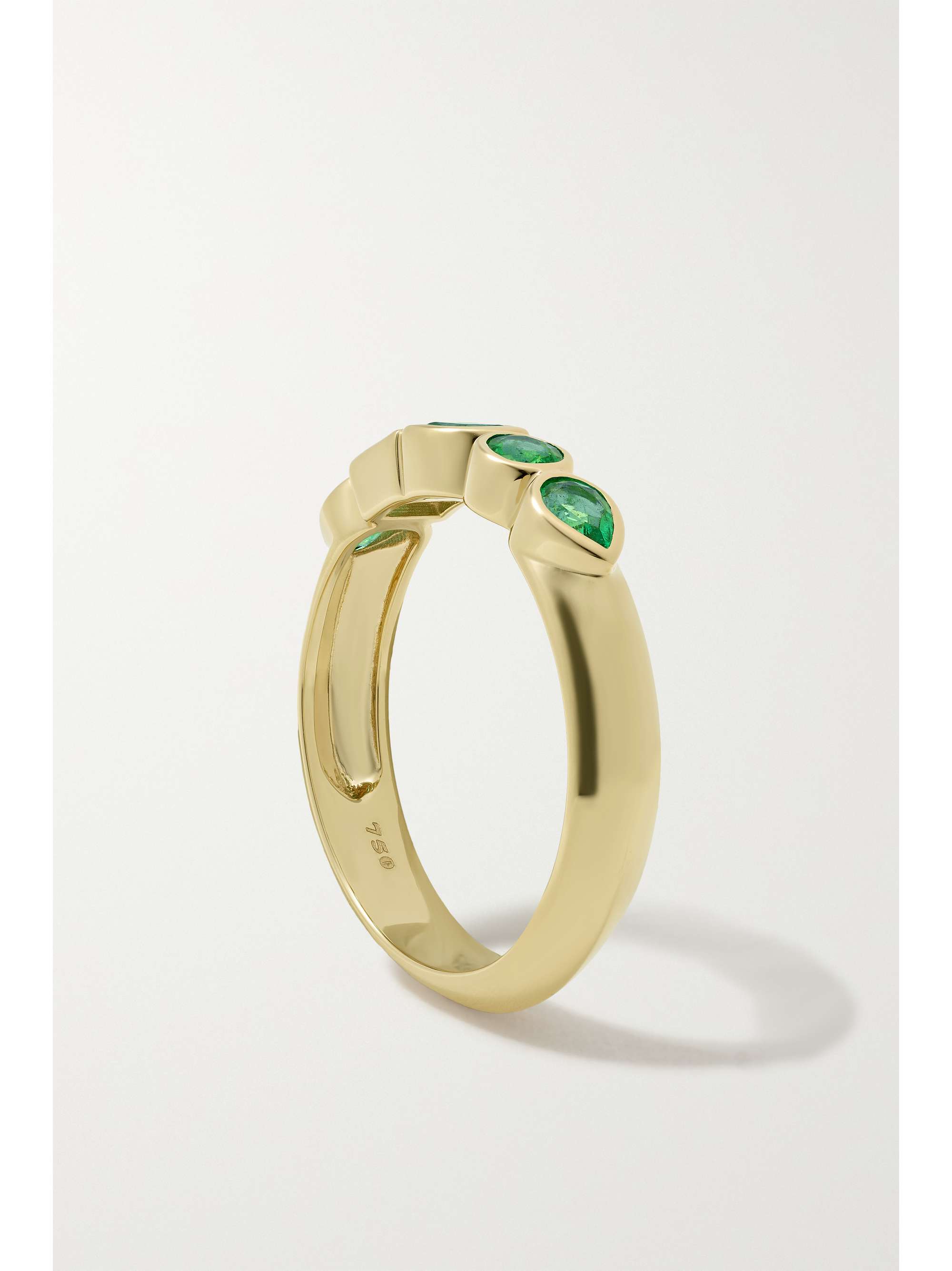 SORELLINA 18-karat gold emerald ring