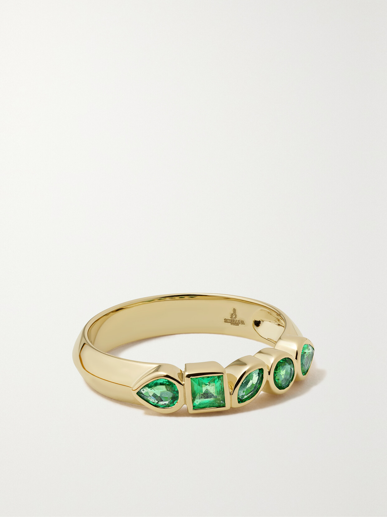 Sorellina 18-karat Gold Emerald Ring