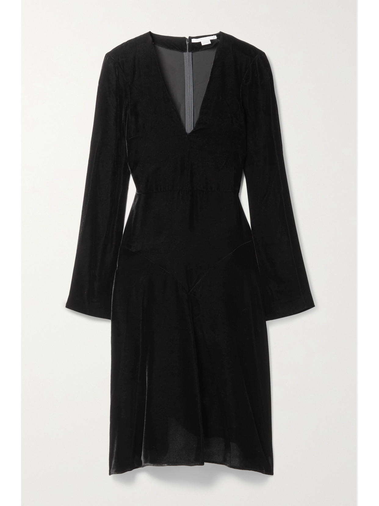 Stella McCartney - Velvet Midi Dress - Black image