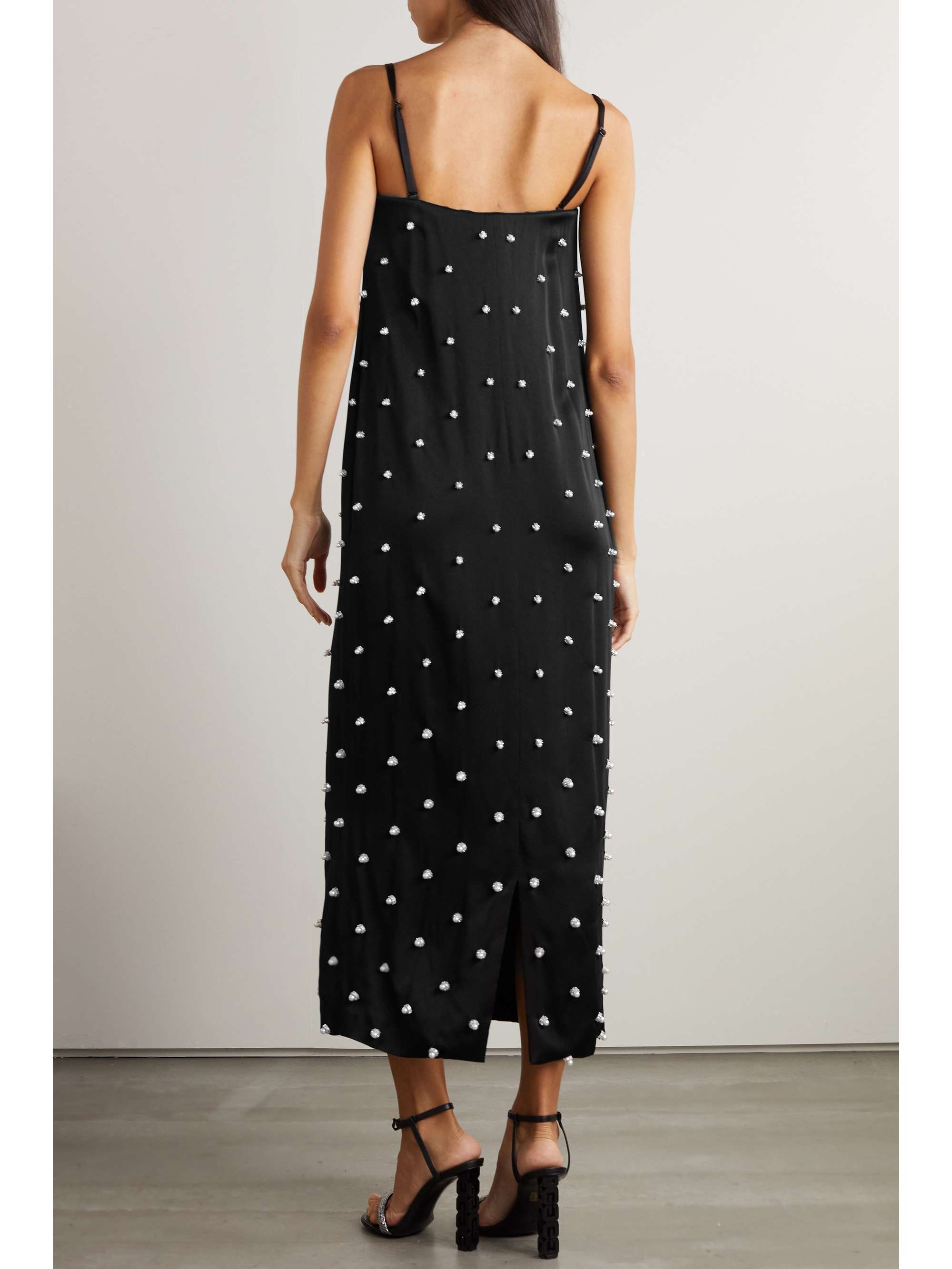 GIVENCHY Embellished crepe midi dress