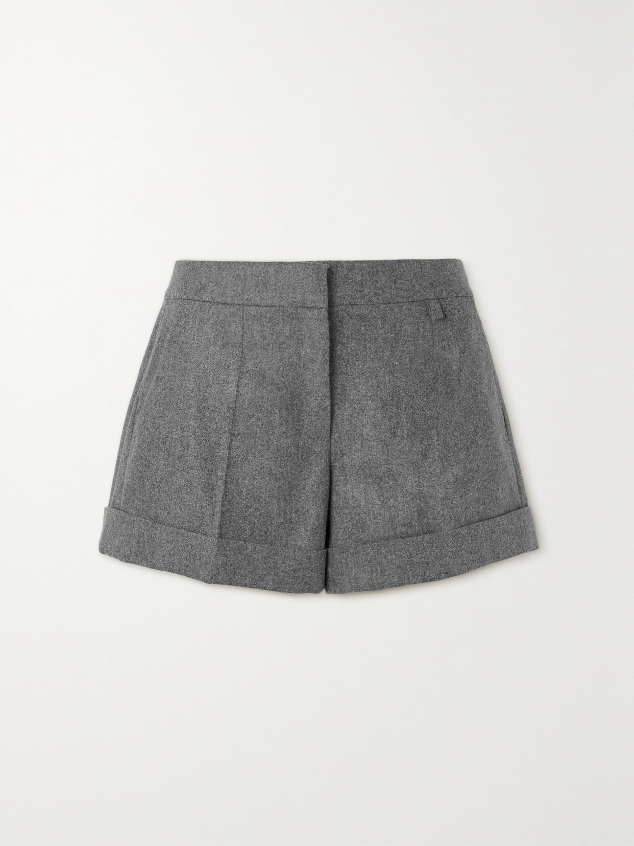 Givenchy Wool-felt Shorts - Gray