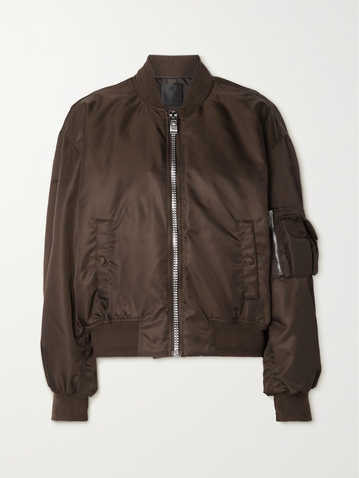 Givenchy Padded Shell Bomber Jacket - Brown