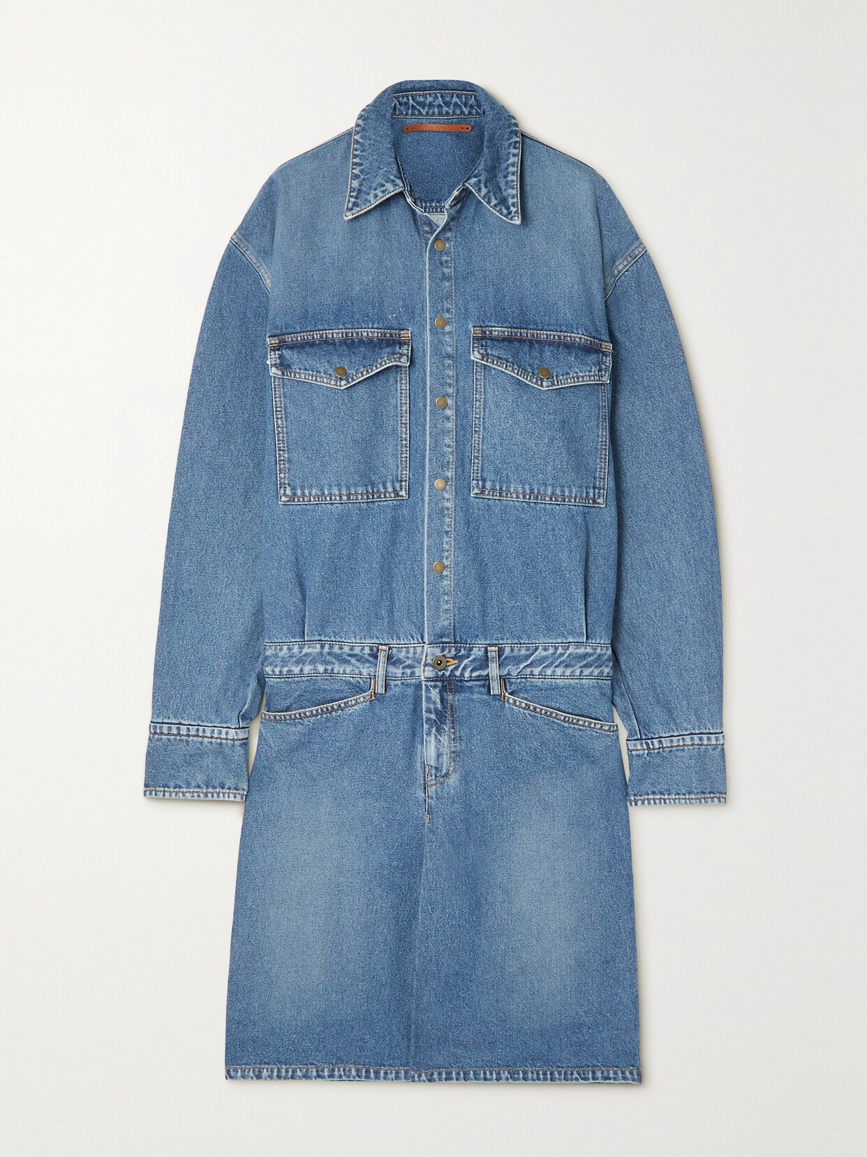 Petar Petrov Araf Denim Shirt Dress