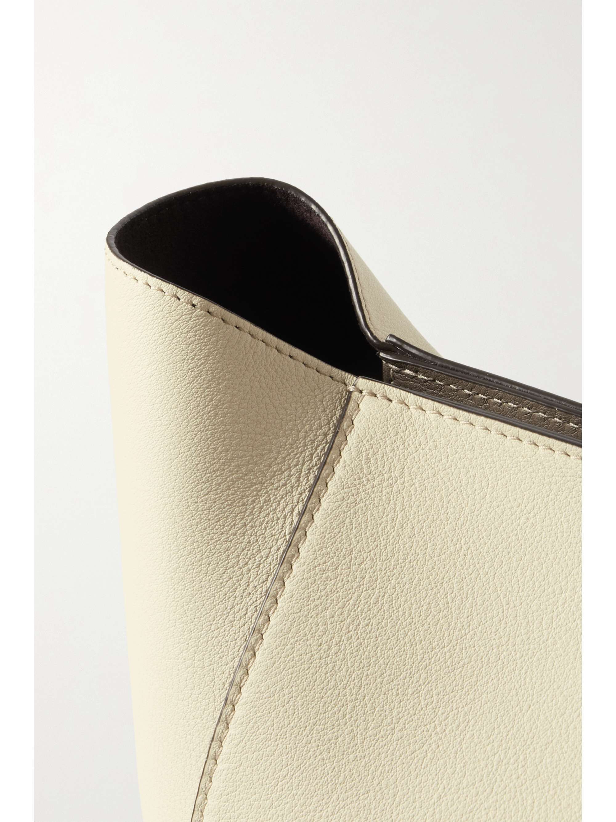 MÉTIER Incognito small two-tone leather tote