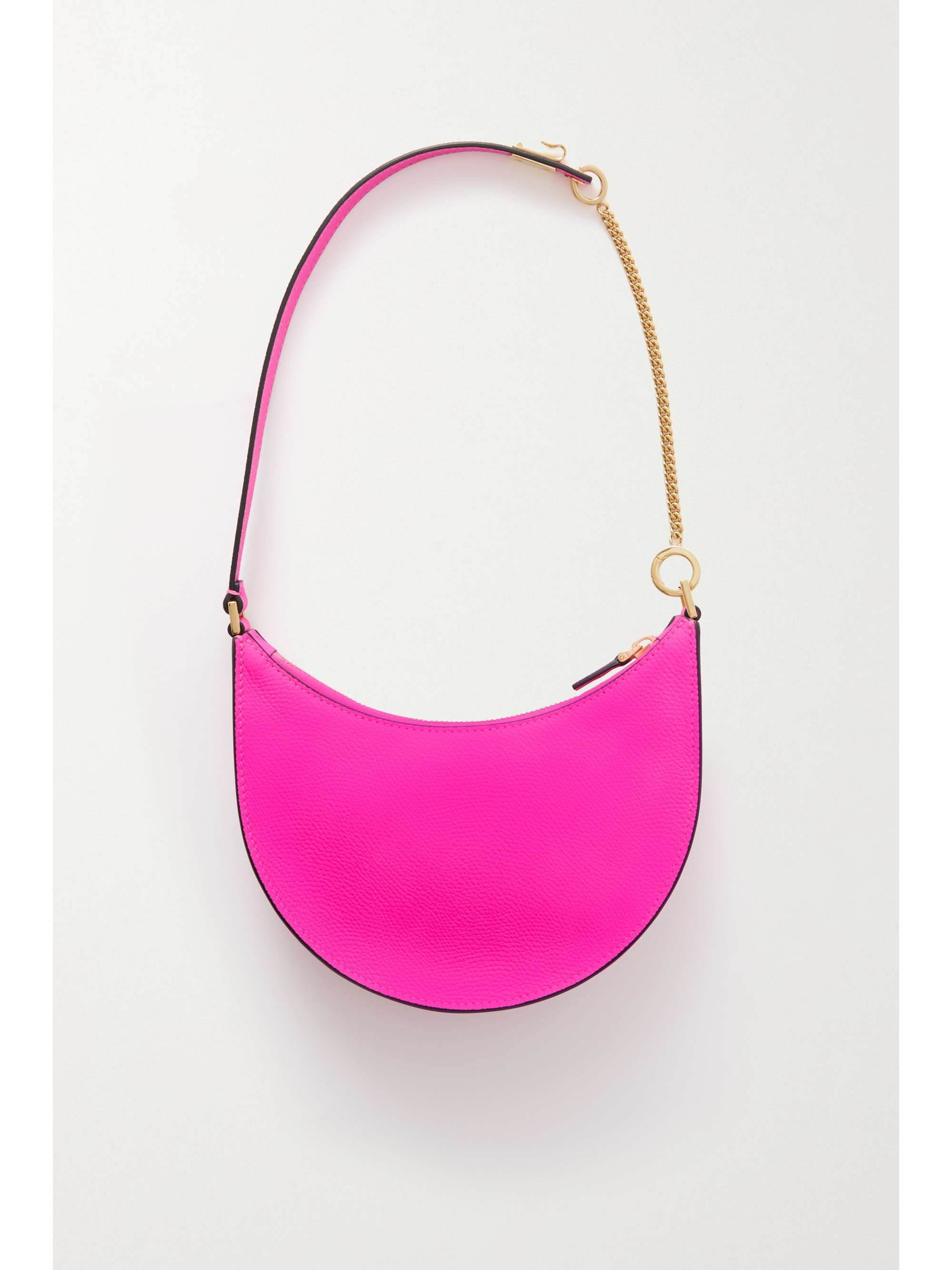 VALENTINO GARAVANI VLOGO mini textured-leather shoulder bag