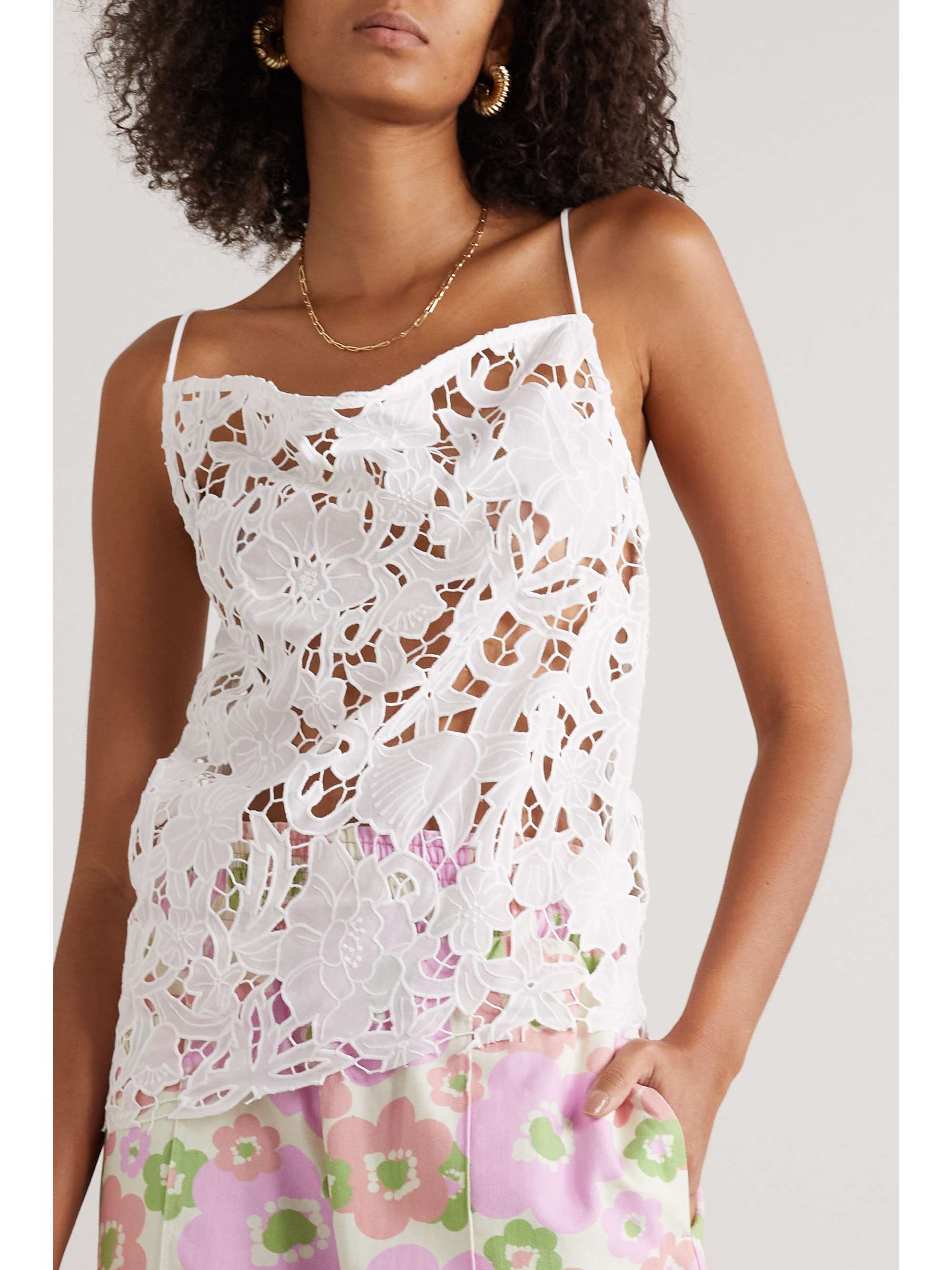 MARQUES' ALMEIDA Guipure lace camisole