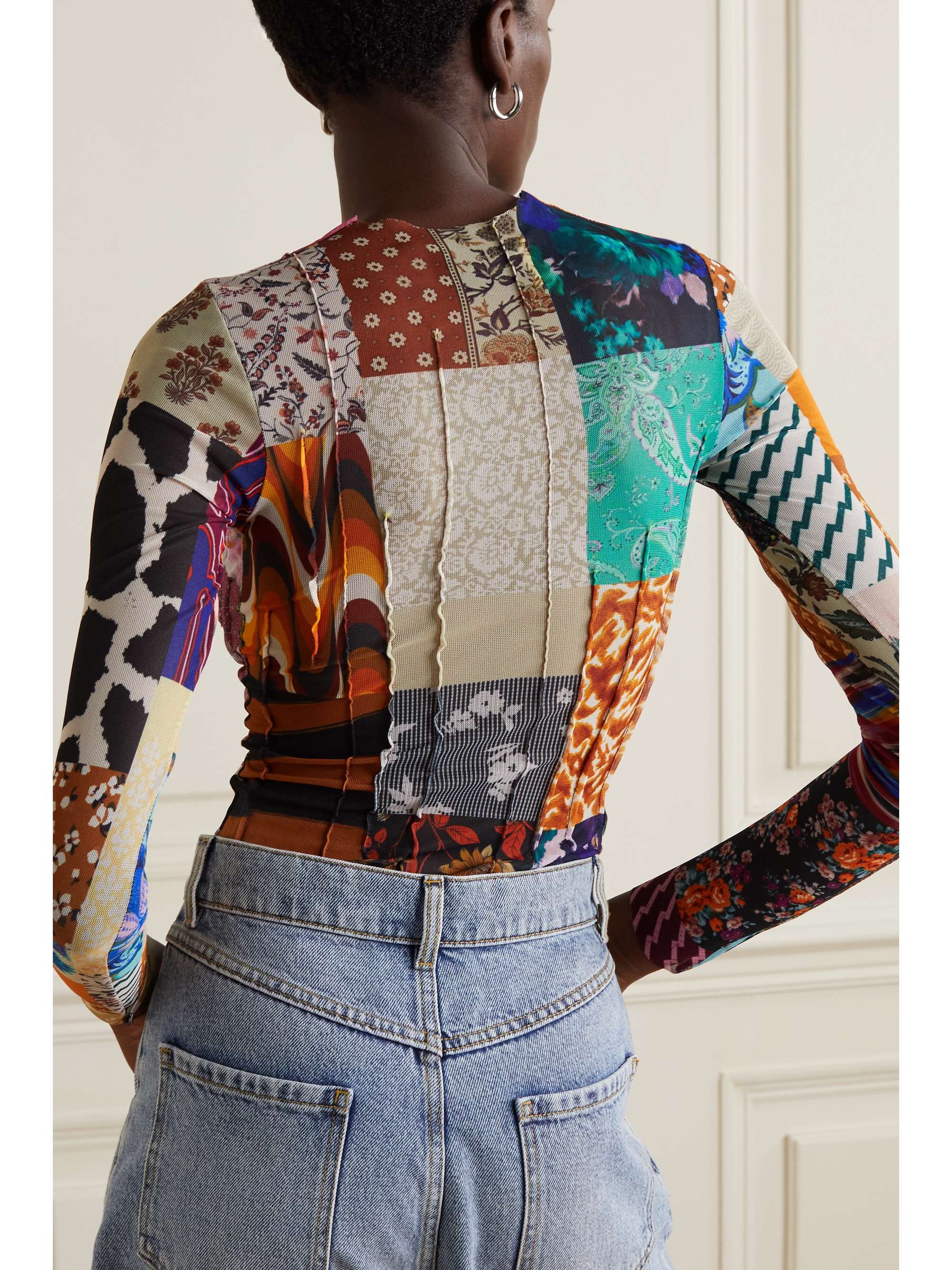 Colorful mesh top Clearance