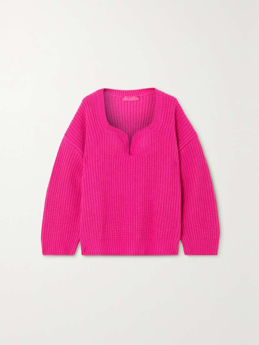 Valentino Garavani Ribbed Wool Sweater