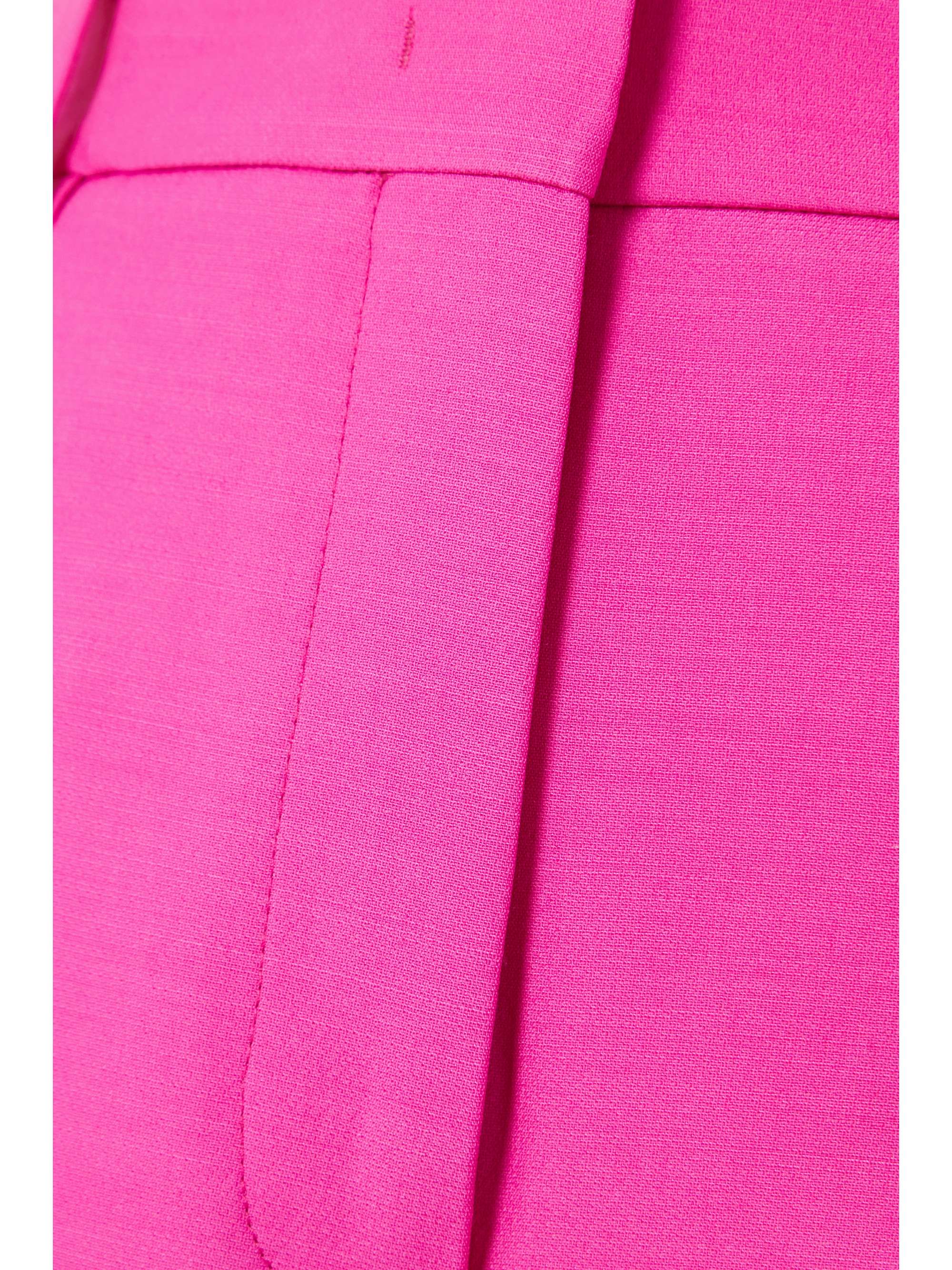 Pink Wool and silk-blend crepe wide-leg pants | VALENTINO | NET-A-PORTER