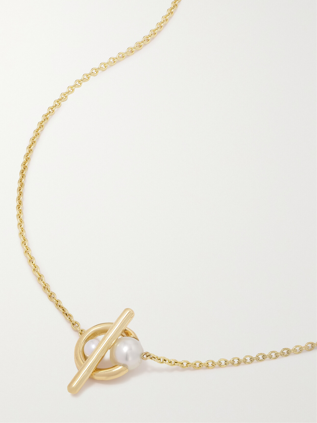 Sophie Bille Brahe Claudia 14-karat  Pearl Necklace