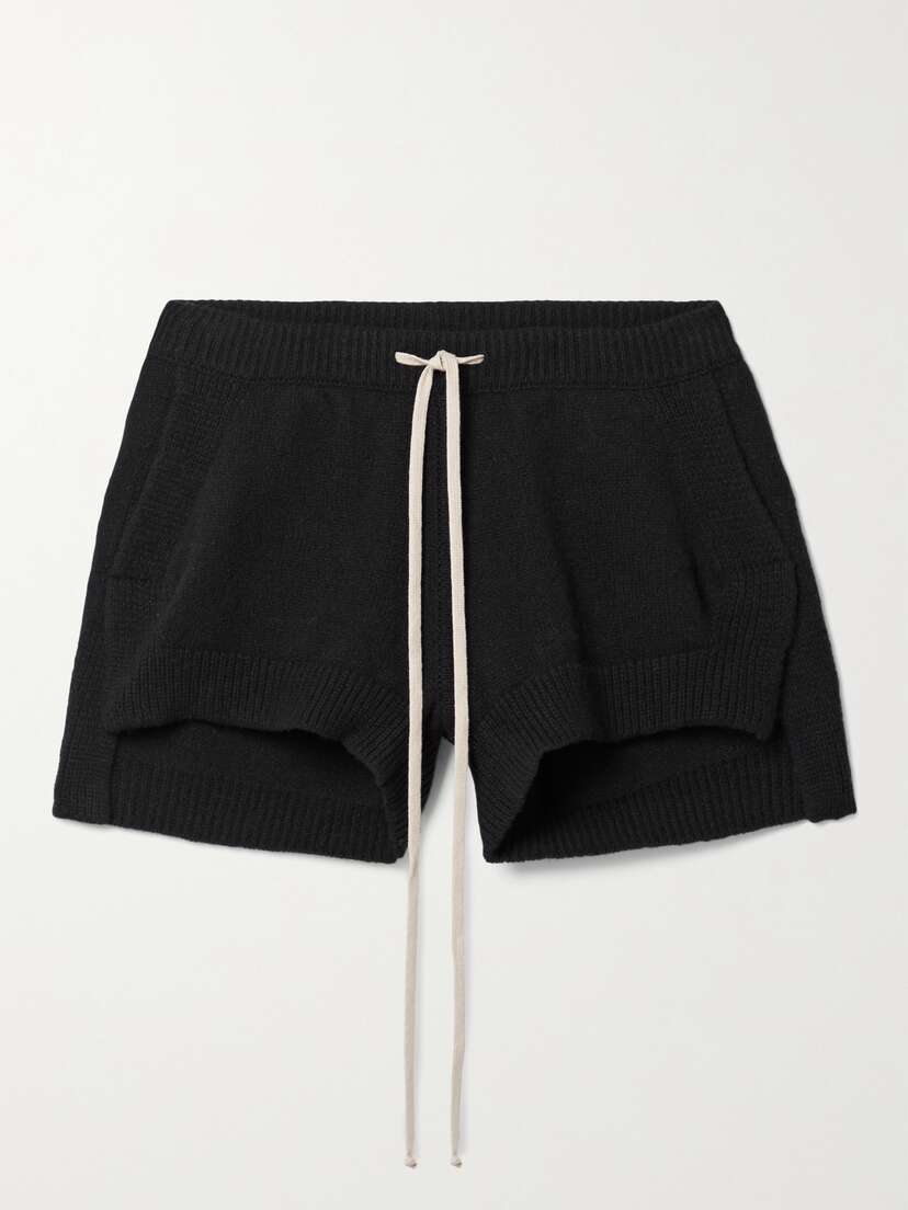 Rick Owens Cashmere-blend Shorts