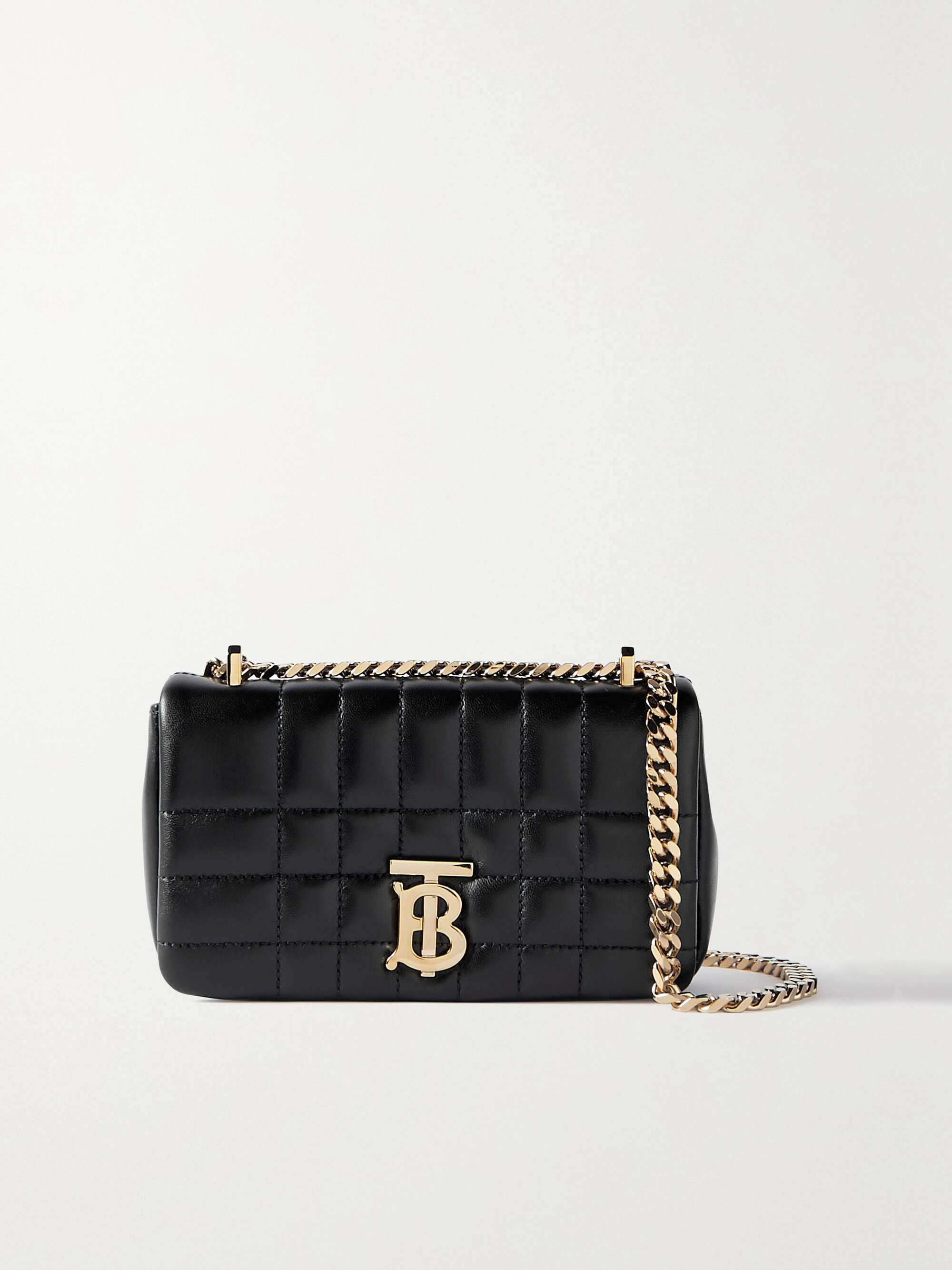 BURBERRY Mini quilted leather shoulder bag | NET-A-PORTER