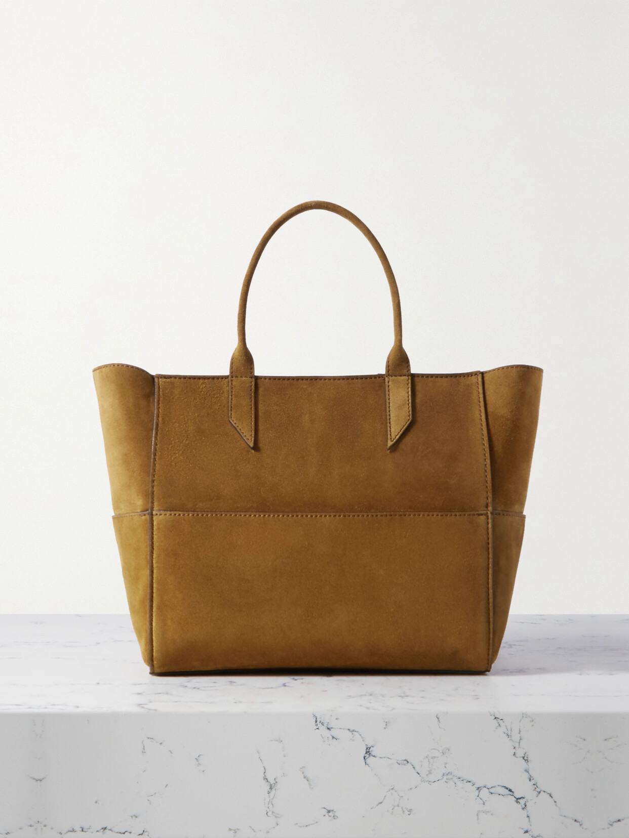 Metier Incognito Cabas Suede Tote In Brown