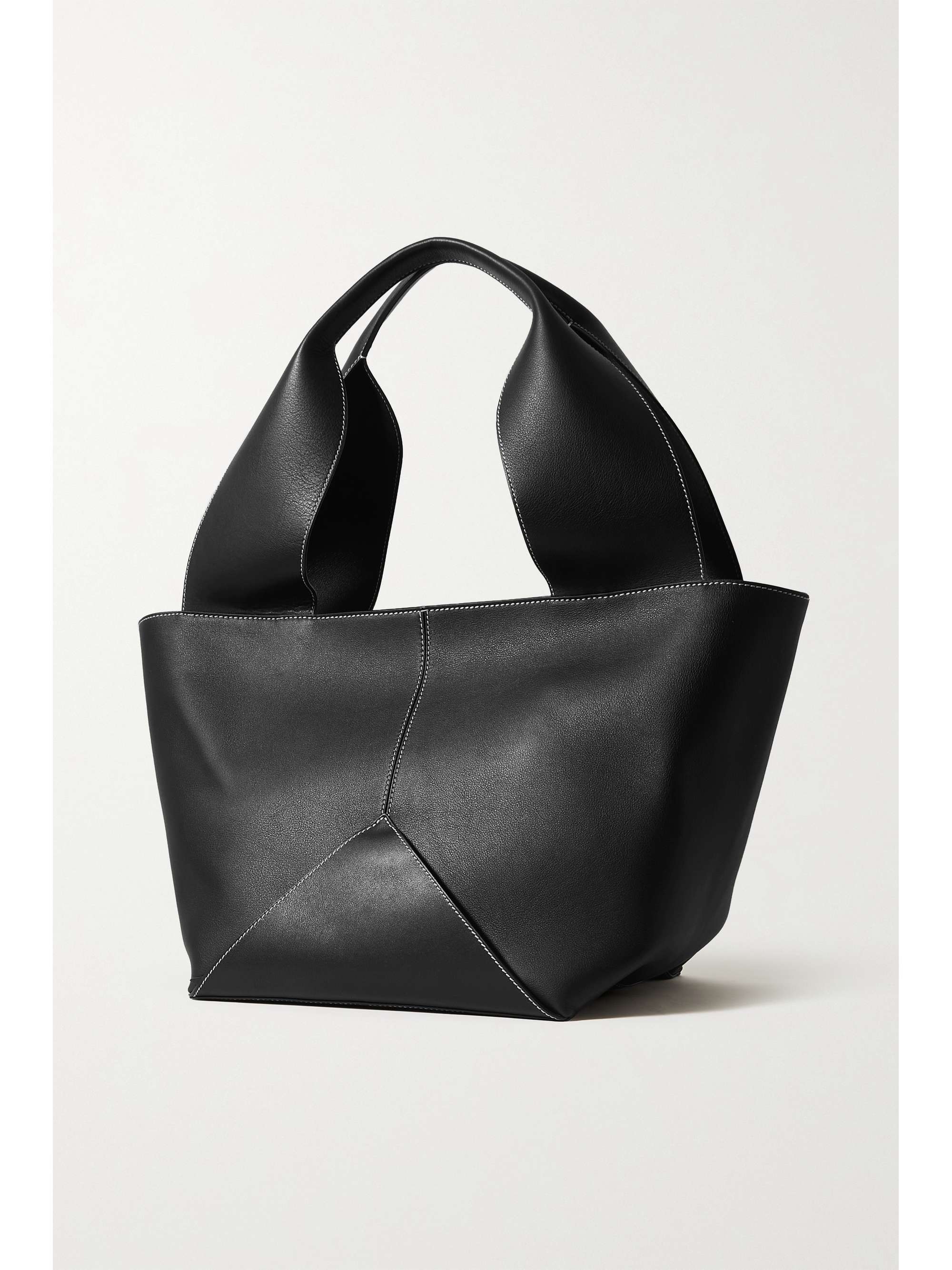 MÉTIER Market large paneled leather tote