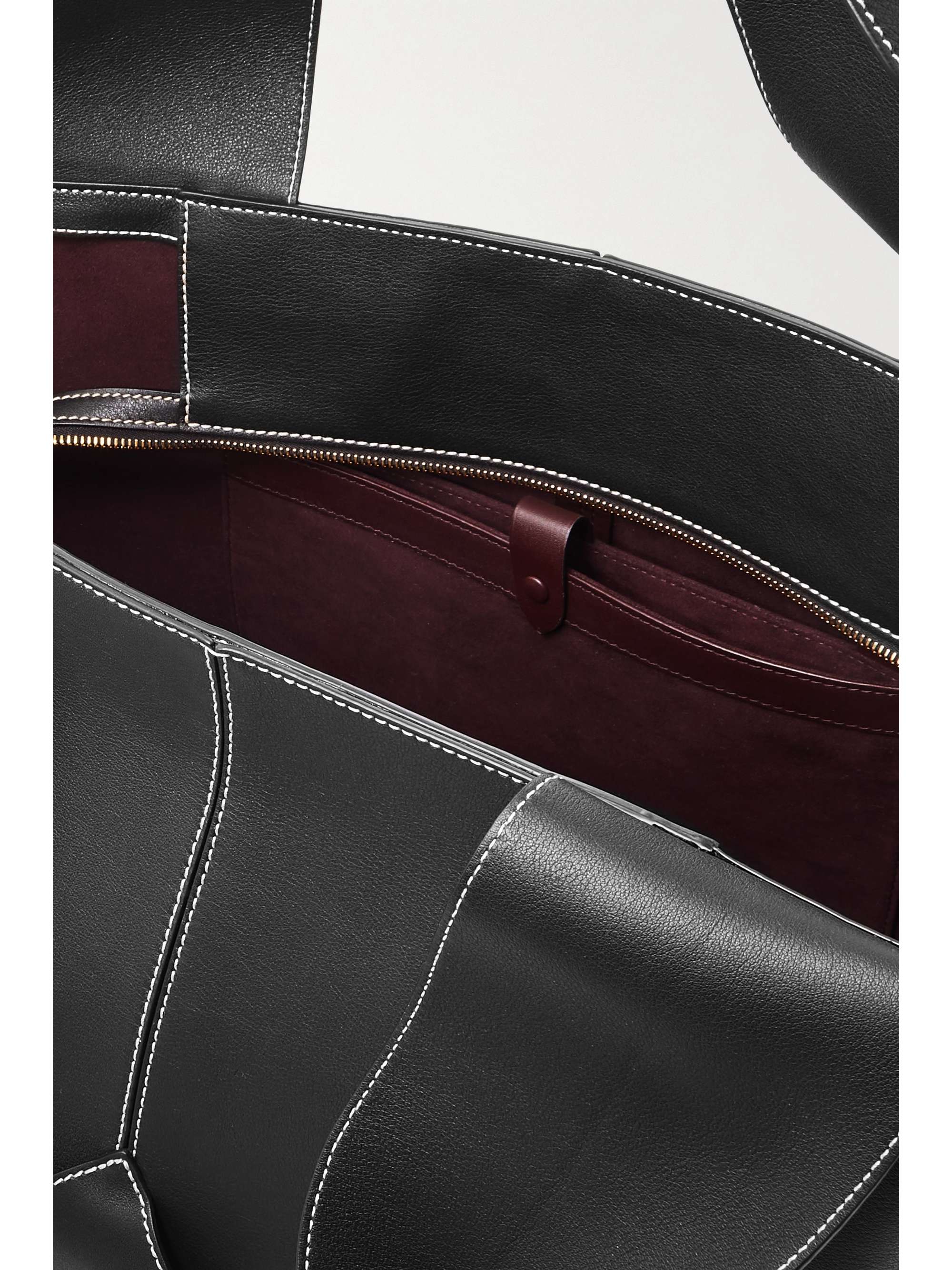 MÉTIER Market large paneled leather tote