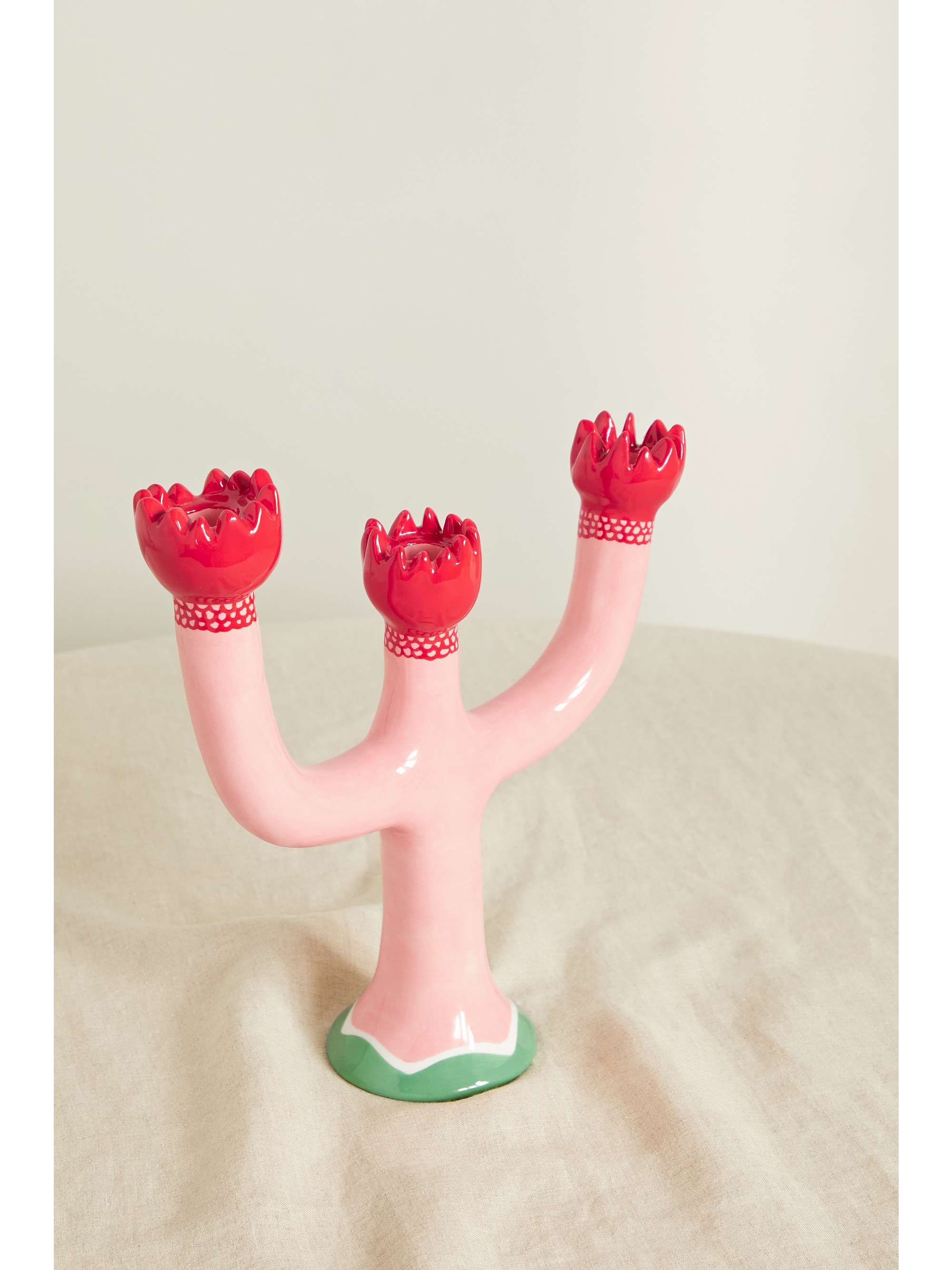 LAETITIA ROUGET Tulip ceramic candle holder