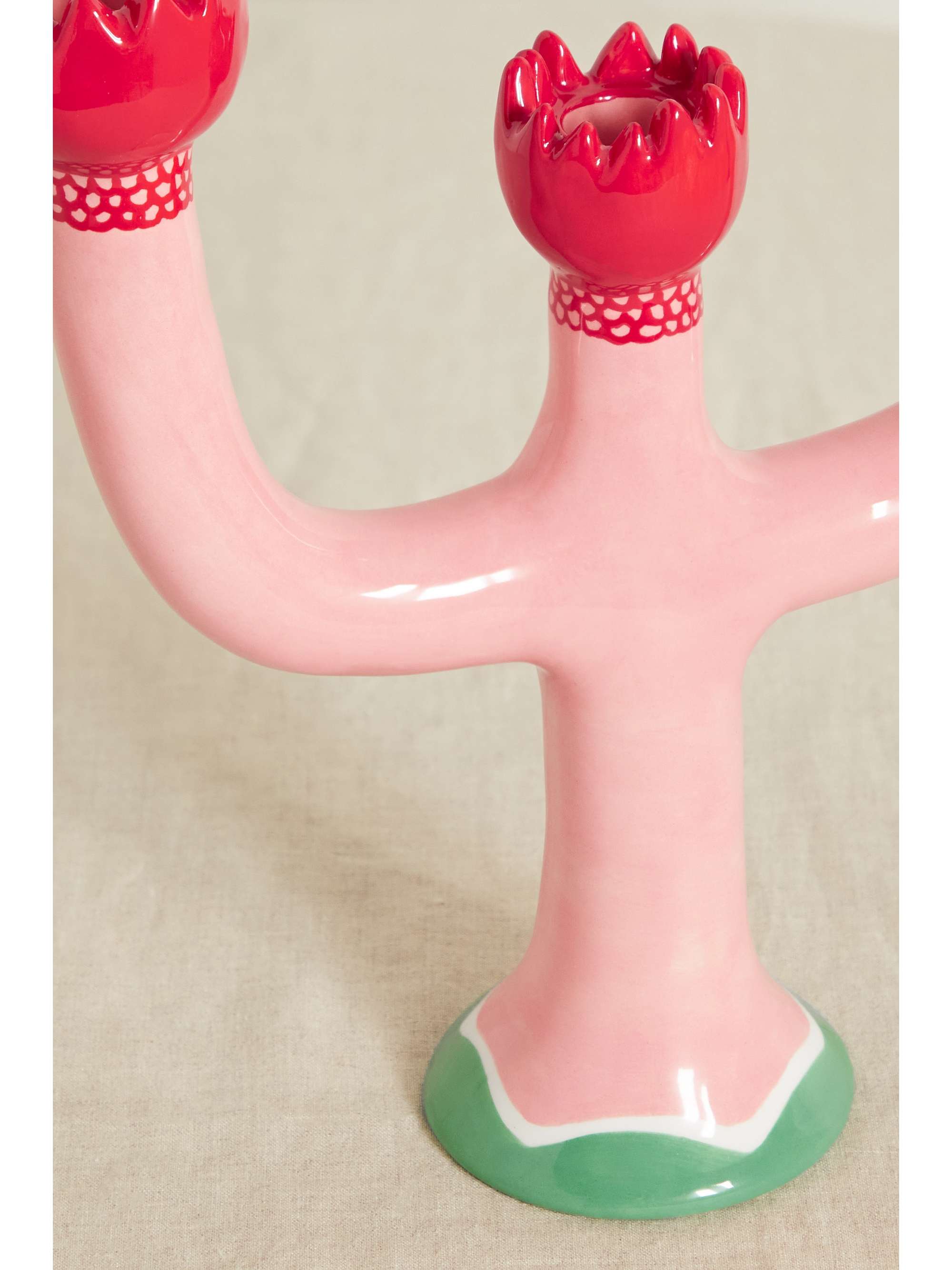 LAETITIA ROUGET Tulip ceramic candle holder