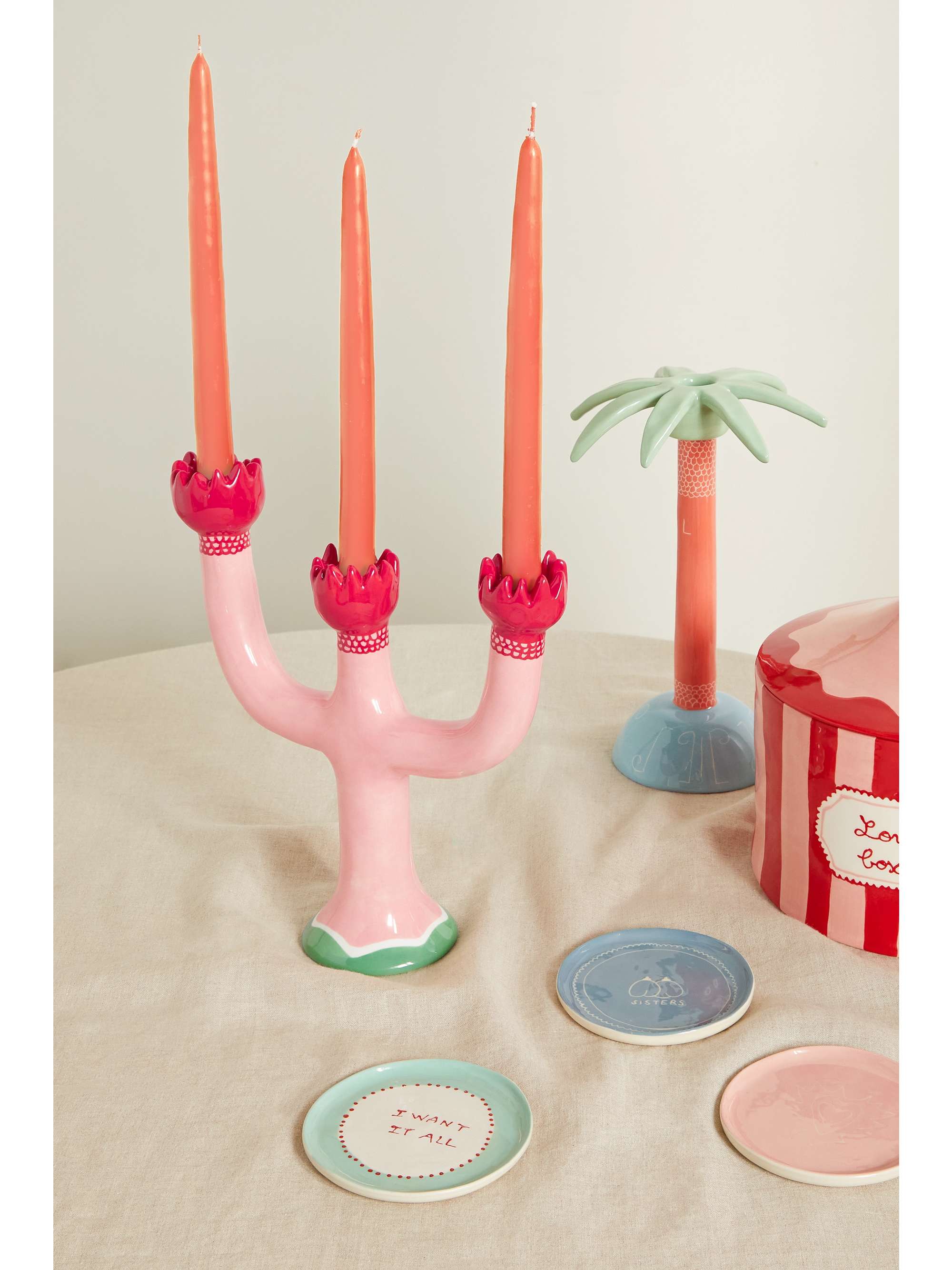 LAETITIA ROUGET Tulip ceramic candle holder