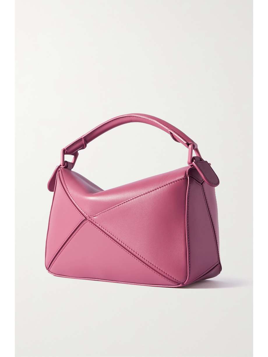 LOEWE Puzzle small leather shoulder bag NETAPORTER