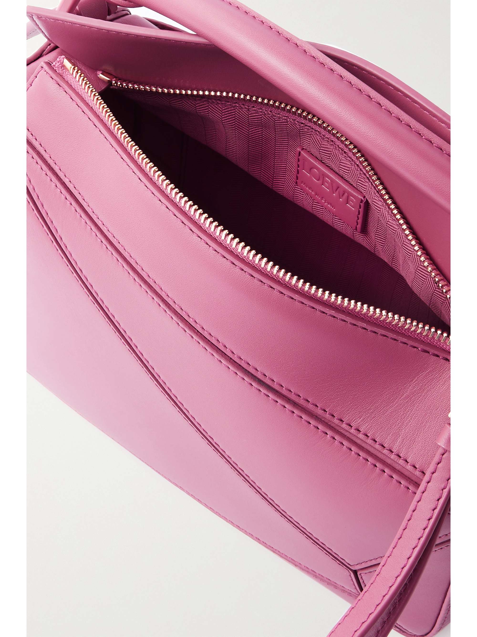 LOEWE Puzzle small leather shoulder bag NETAPORTER