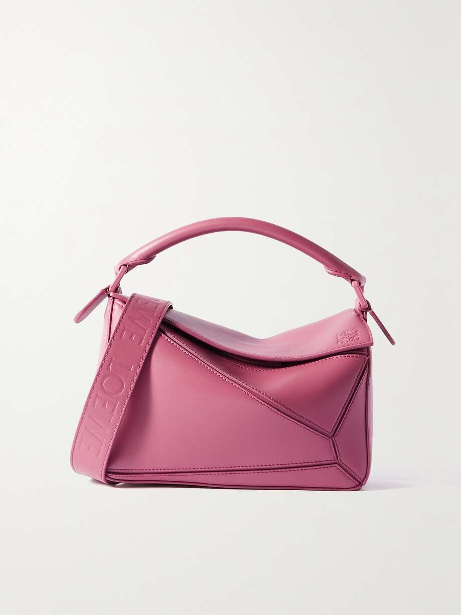 LOEWE Puzzle small leather shoulder bag NETAPORTER