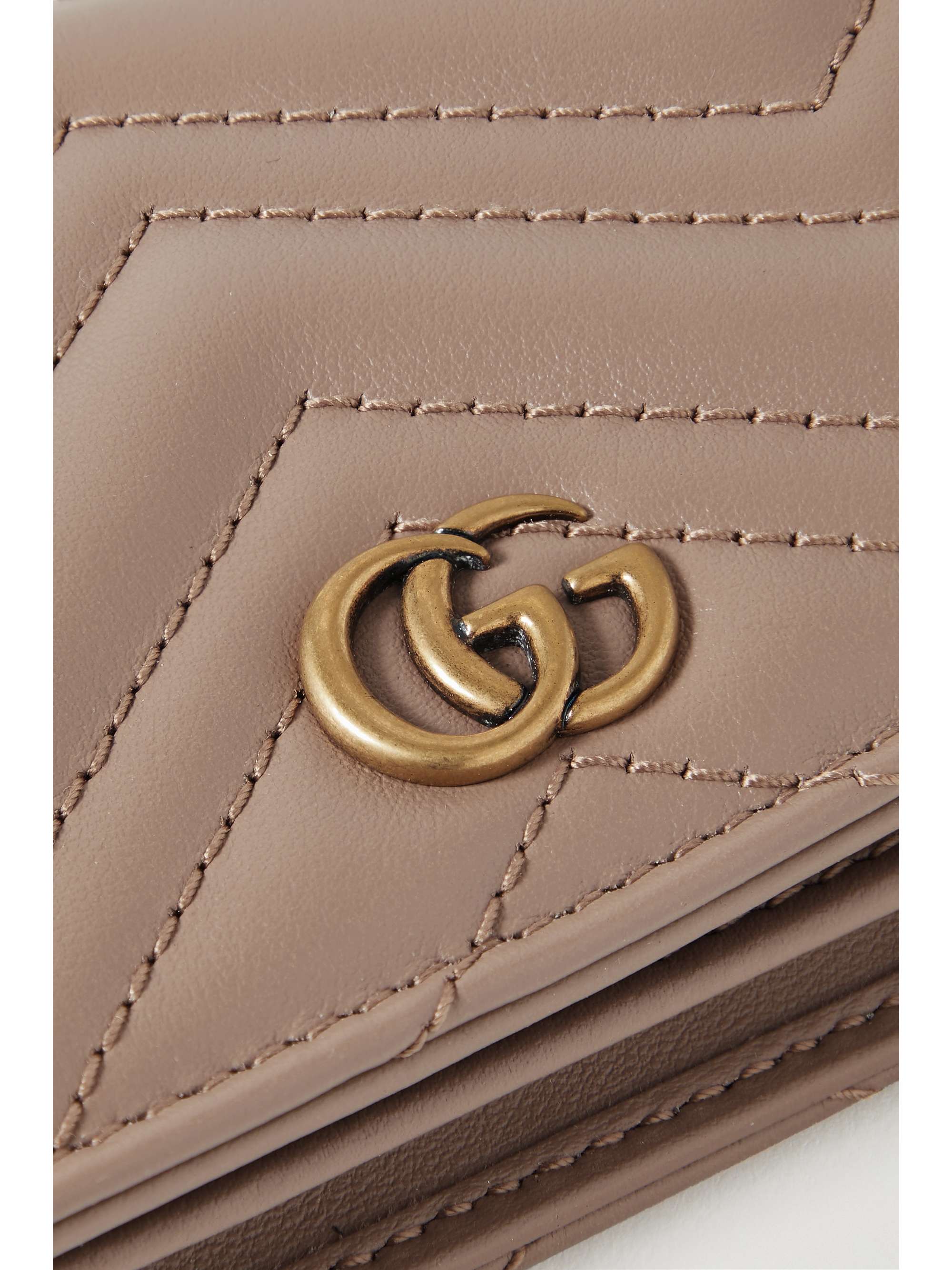 GUCCI GG Marmont quilted leather wallet