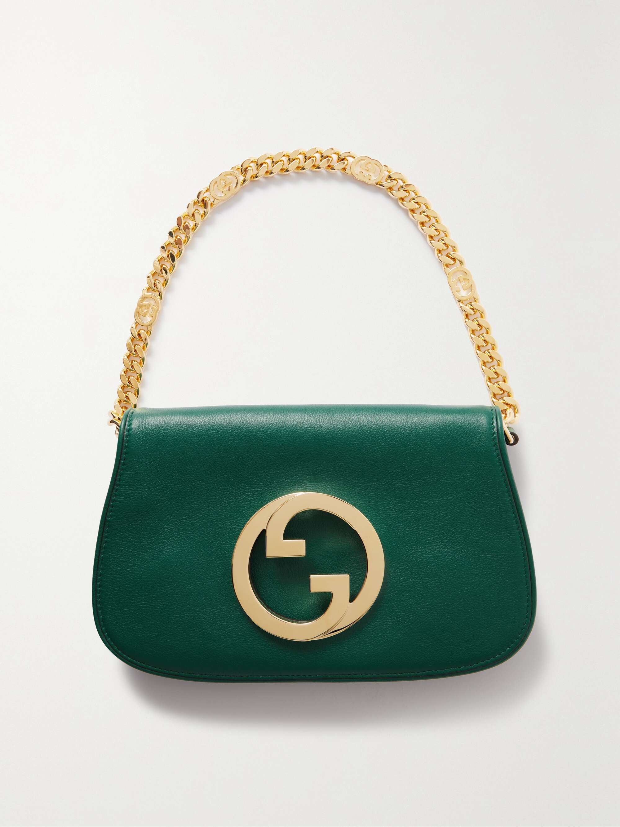 GUCCI New Blondie leather shoulder bag | NET-A-PORTER