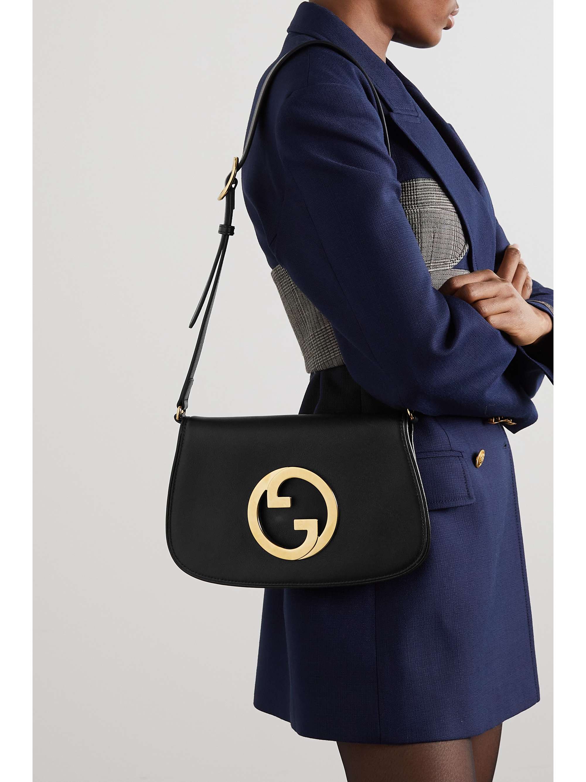 Gucci Interlocking G Blondie Shoulder Bag