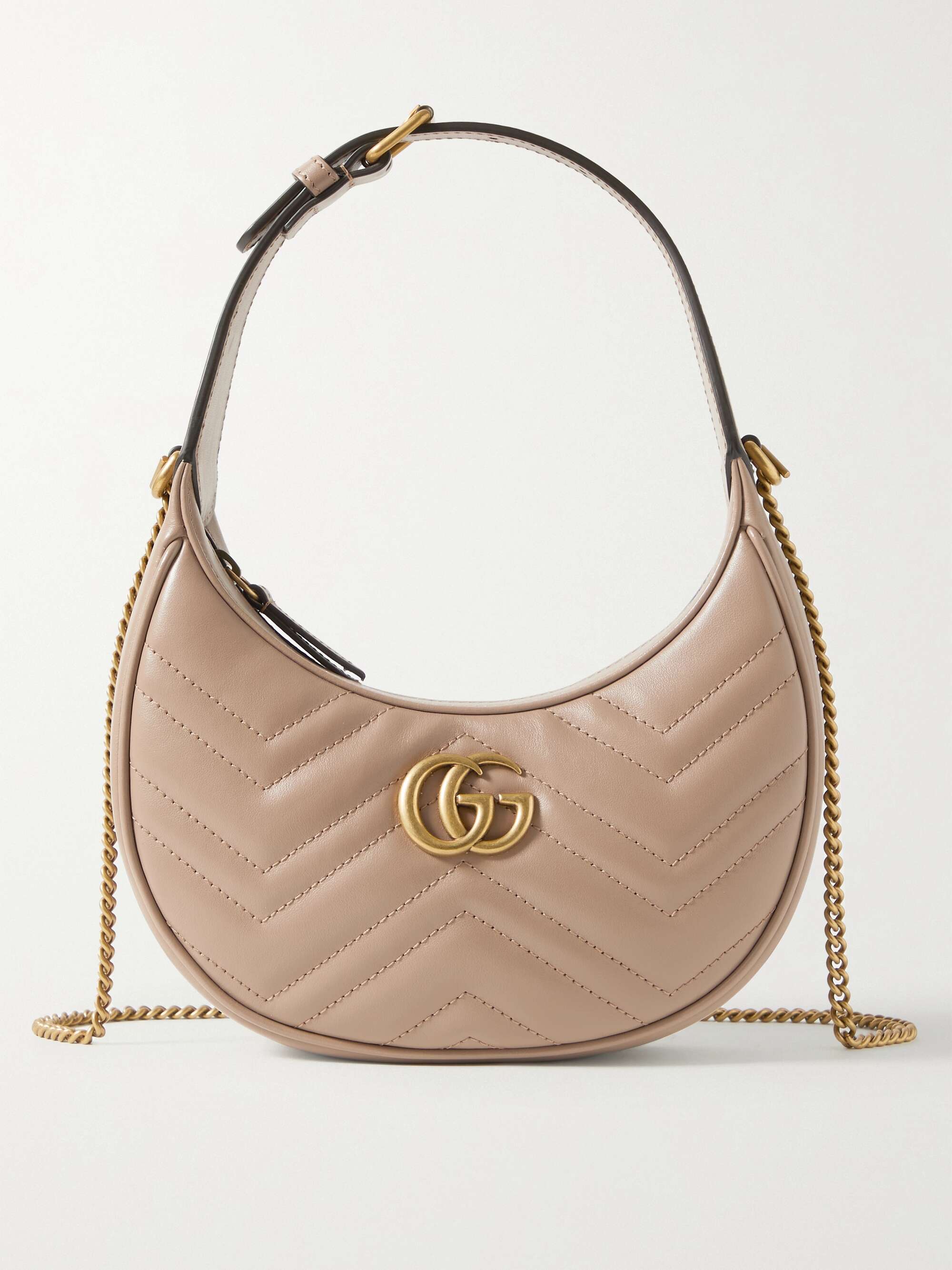 Gucci - Women's GG Marmont Camera 2.0 Mini Quilted Shoulder Bag - Black - Leather