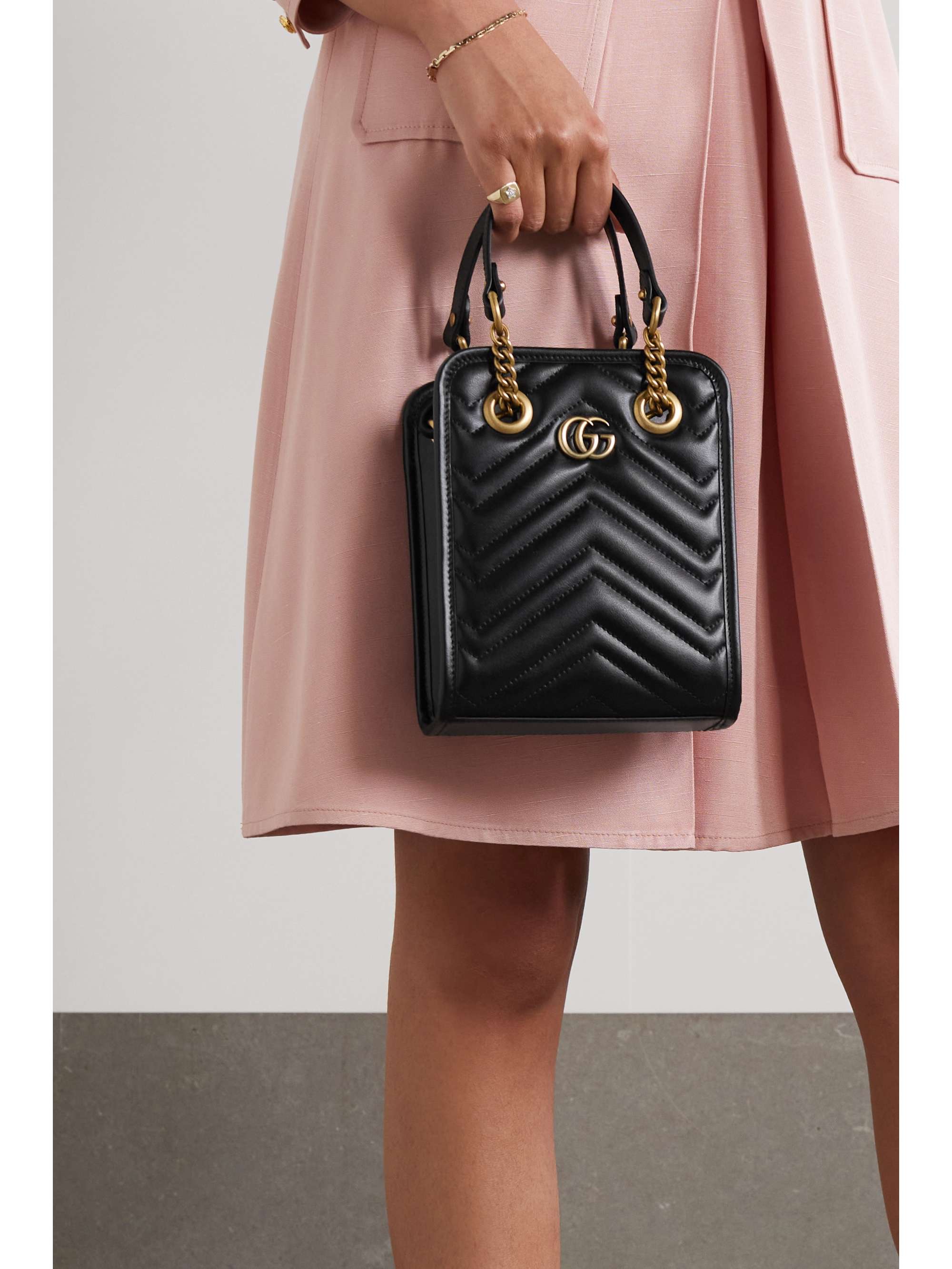 GG Marmont 2.0 quilted leather shoulder bag GG Marmont 2.0 quilted leather shoulder bag
